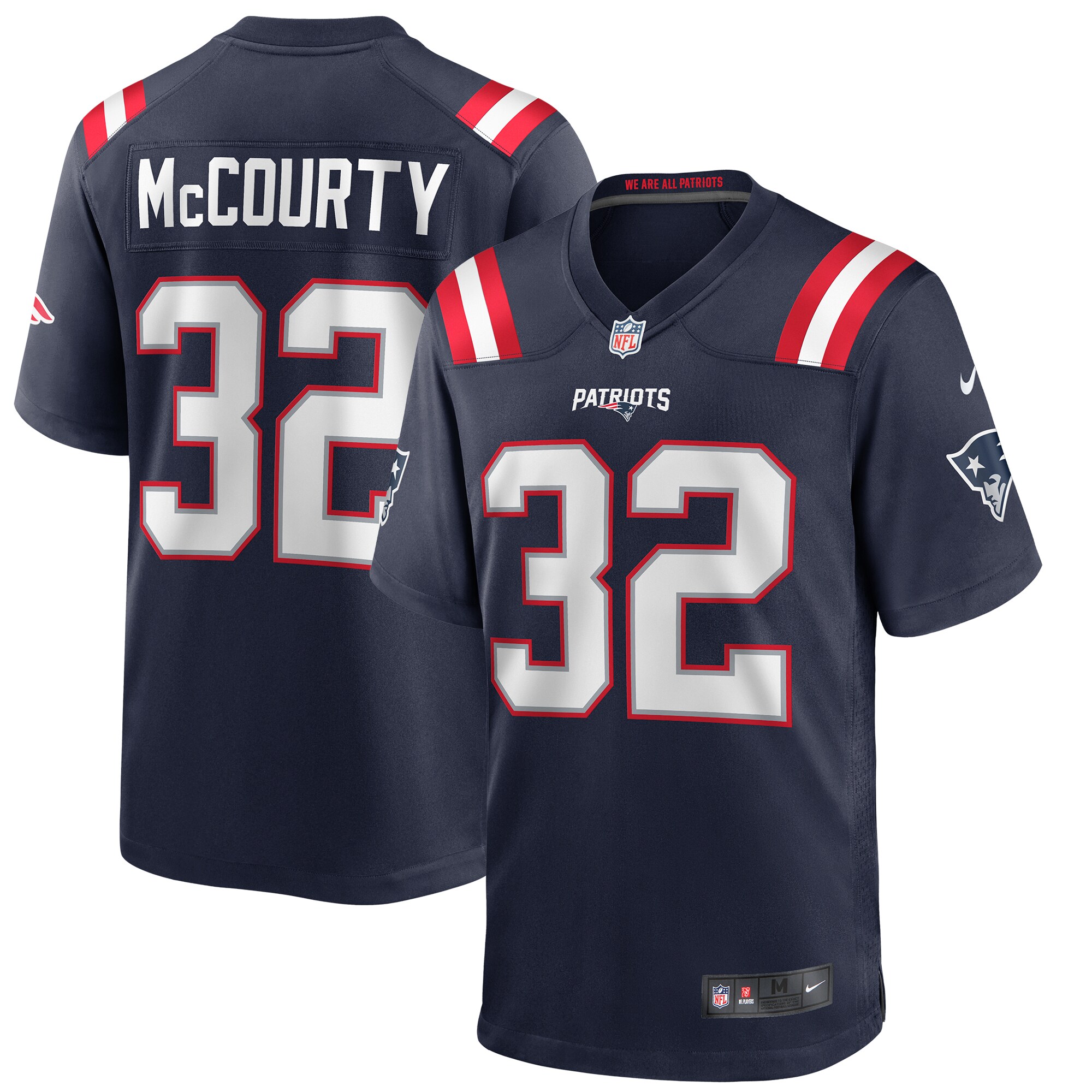 Devin McCourty New England Patriots  Game Jersey - Navy