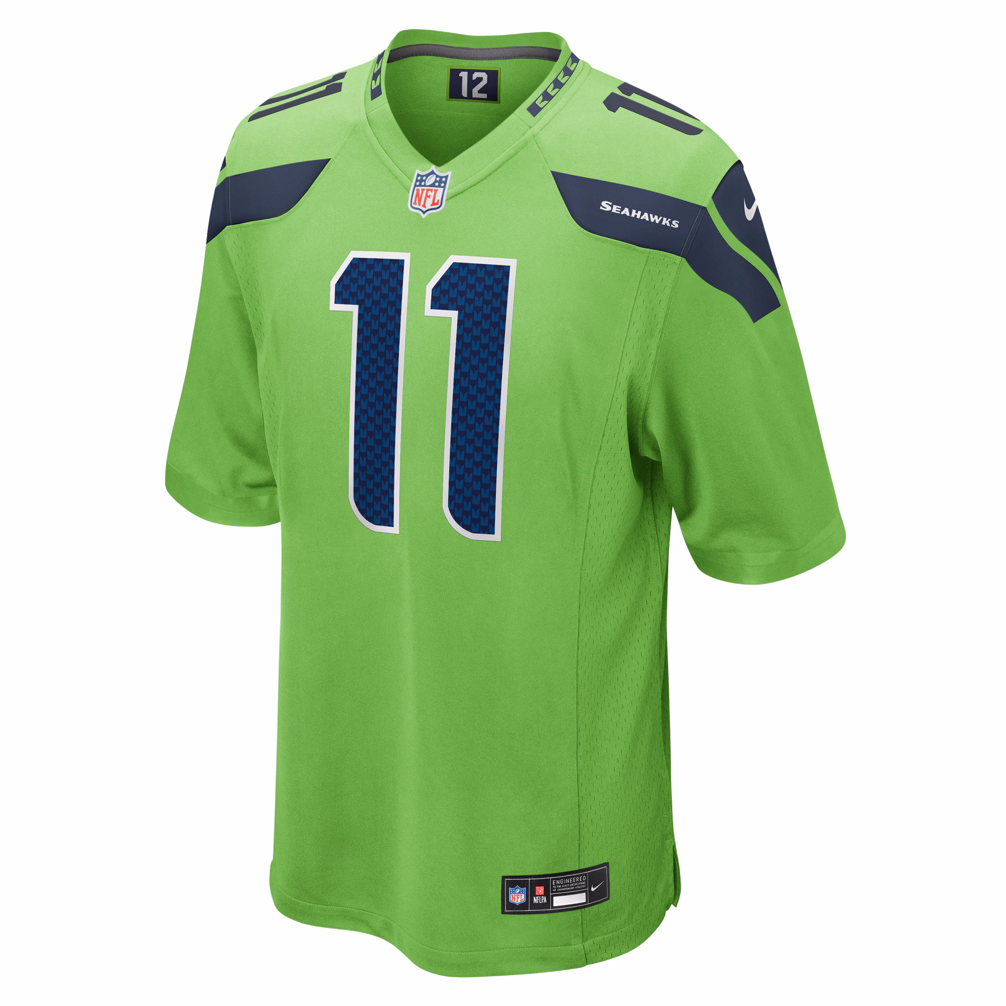 Jaxon Smith-Njigba Seattle Seahawks  Game Jersey - Neon Green