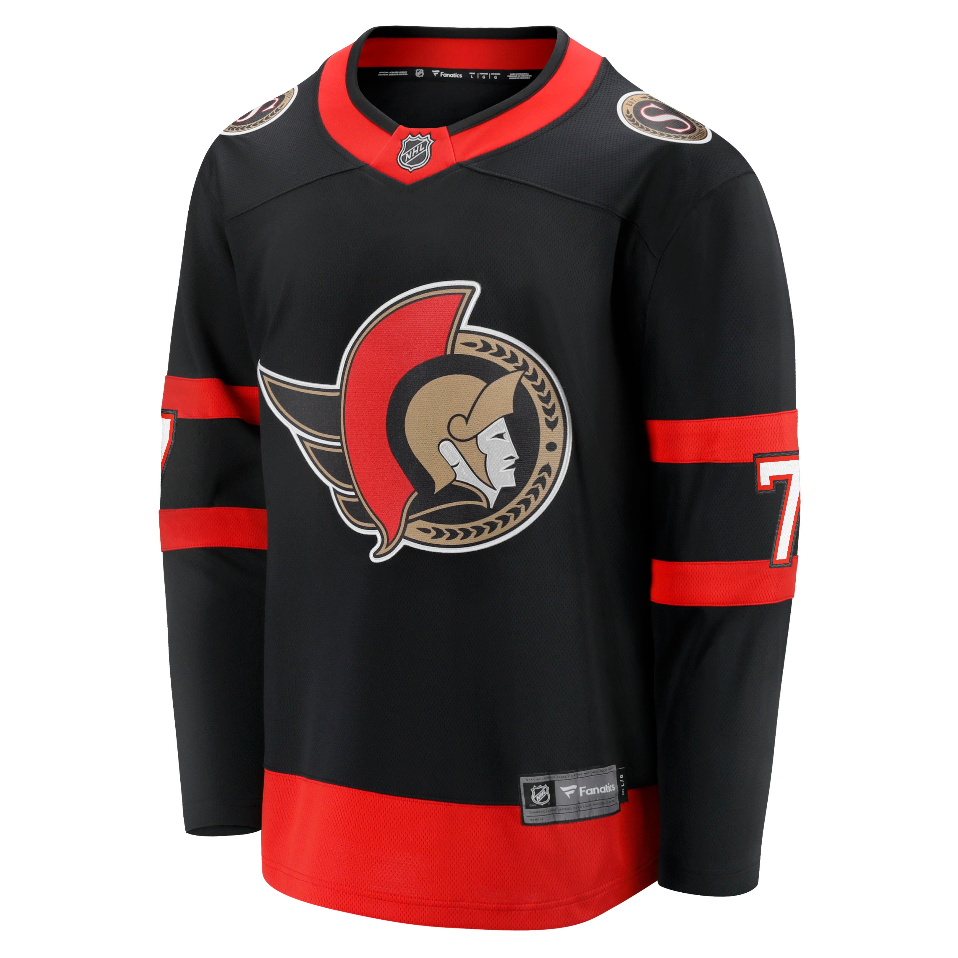 Brady Tkachuk Ottawa Senators Home Breakaway Jersey - Black