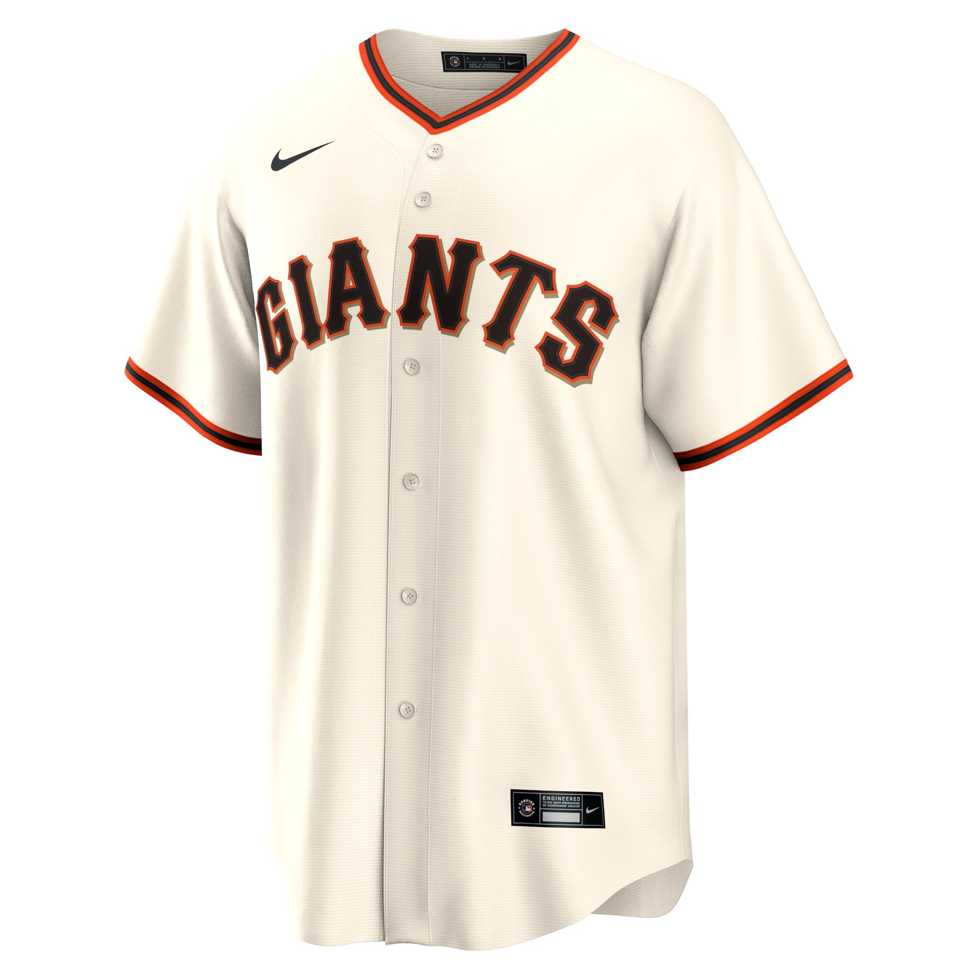 Men's San Francisco Giants Alyssa Nakken  Cream Home Replica Player Jersey