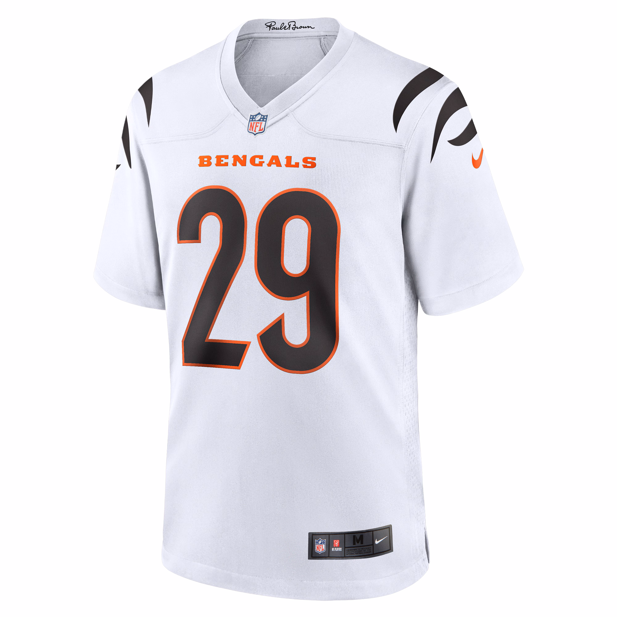 Cam Taylor-Britt Cincinnati Bengals  Game Jersey -  White