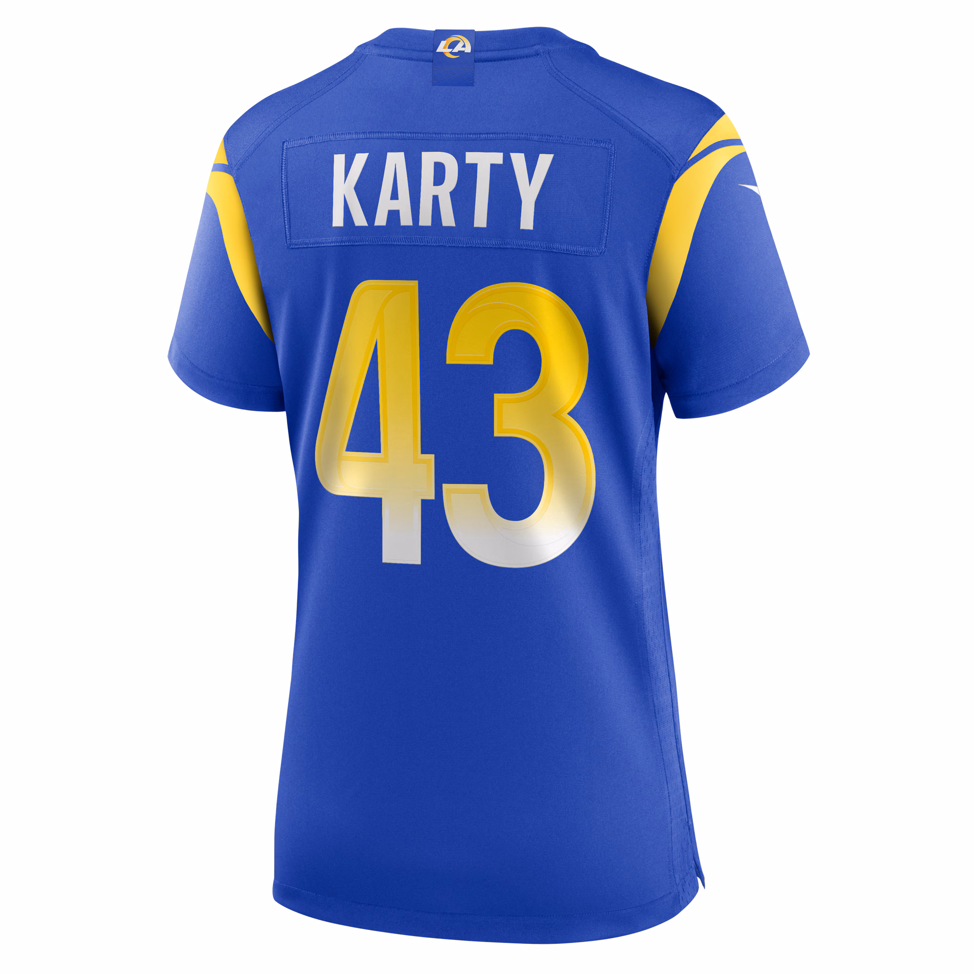 Joshua Karty Los Angeles Rams Women's  Game Jersey -  Royal