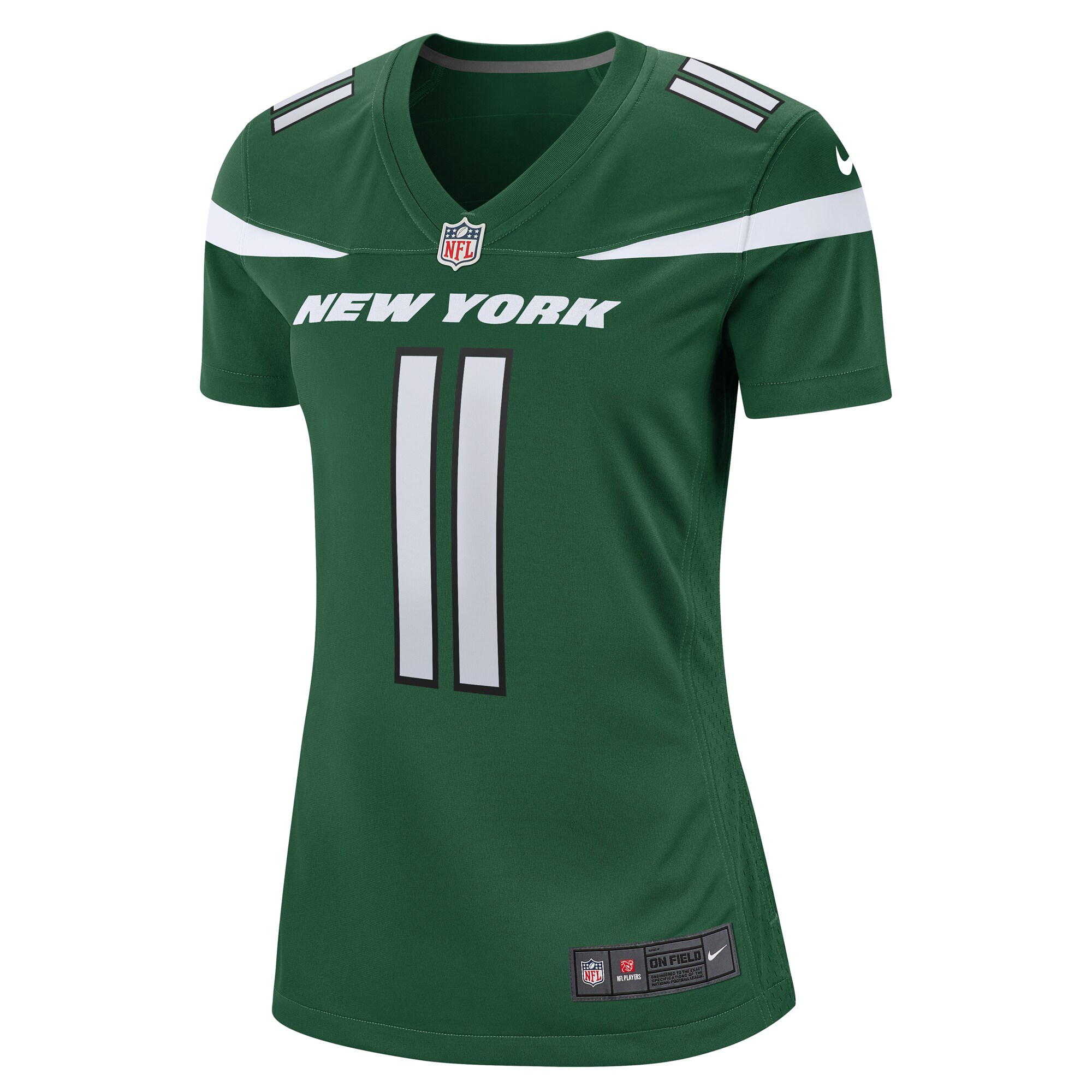 Denzel Mims New York Jets  Women's Game Jersey - Gotham Green