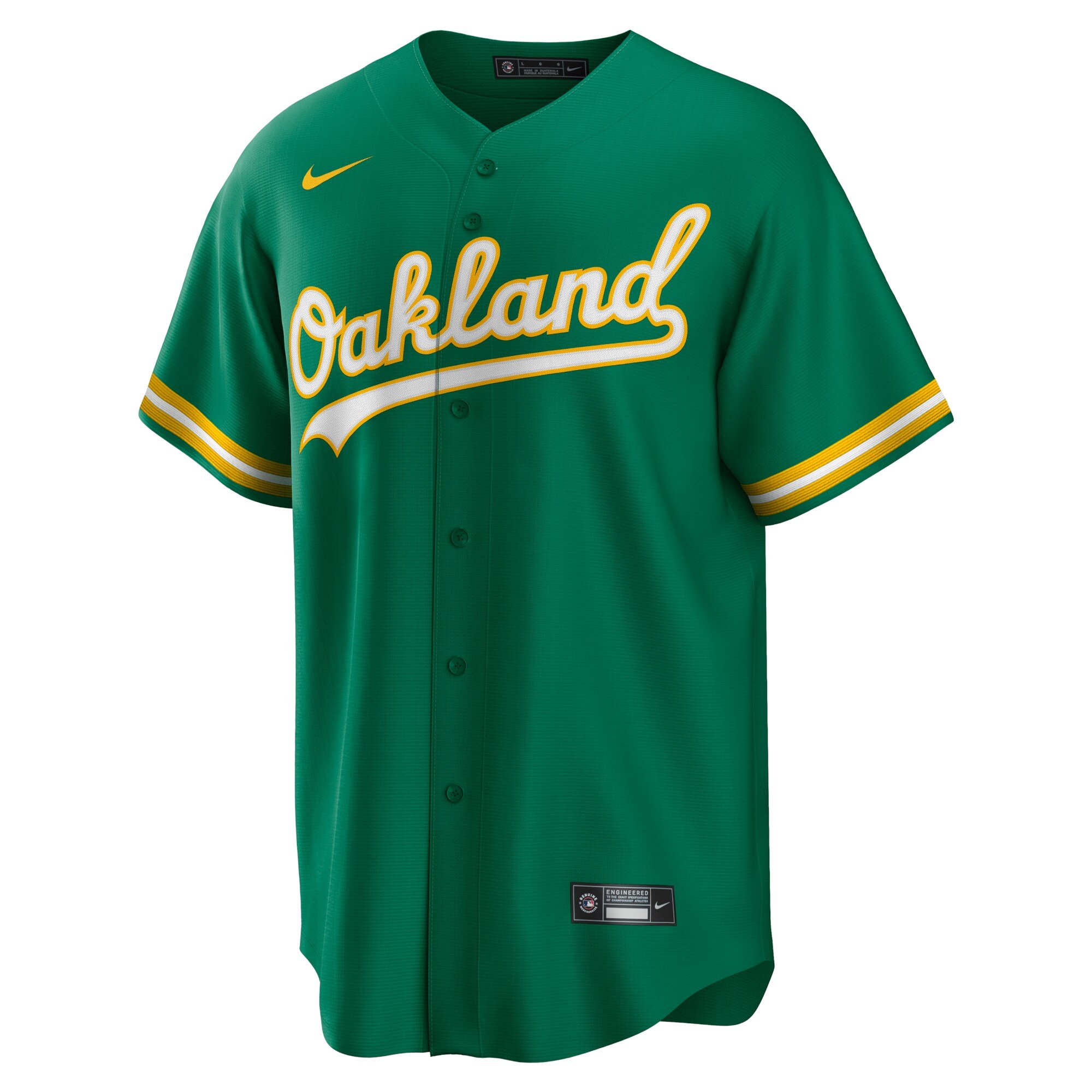 Men's Oakland Athletics JJ Bleday  Kelly Green Alternate Replica Jersey