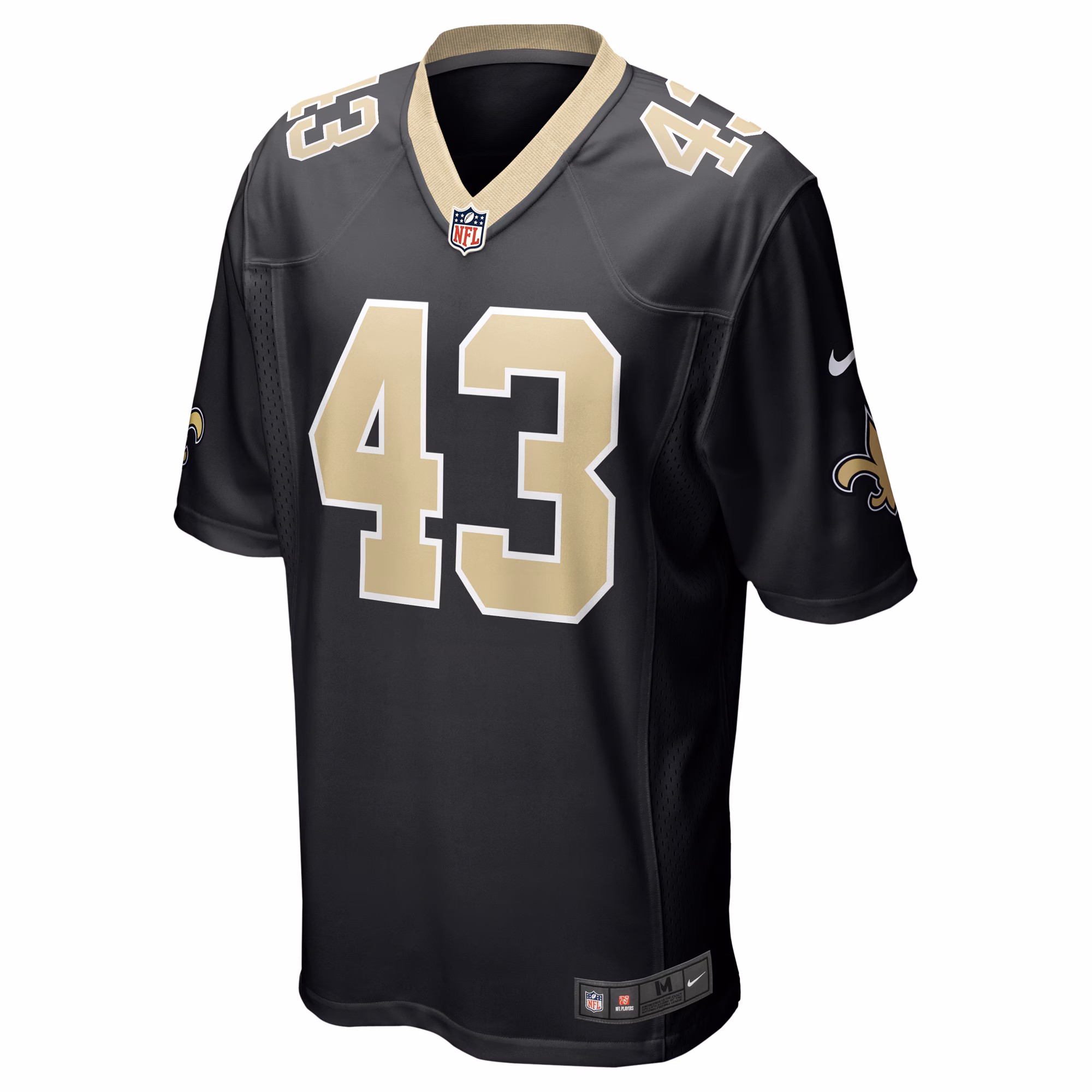 Ryan Connelly New Orleans Saints Team Game Jersey -  Black
