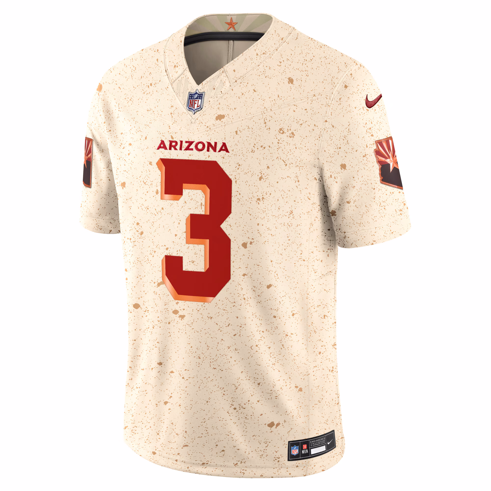Budda Baker #3 Arizona Cardinals 2025 Rivalries Collection Limited Jersey - Natural