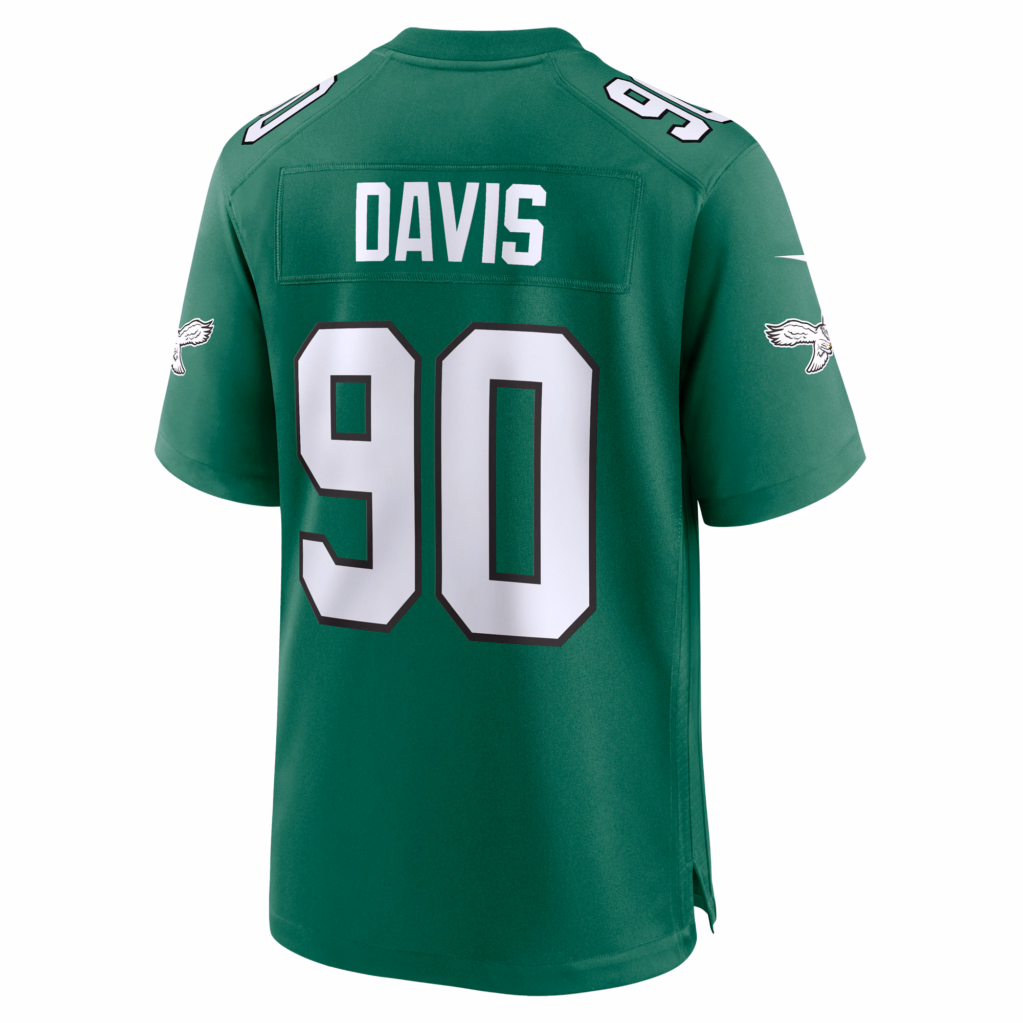 Davis Philadelphia Eagles Alternate Game Jersey - Kelly Green
