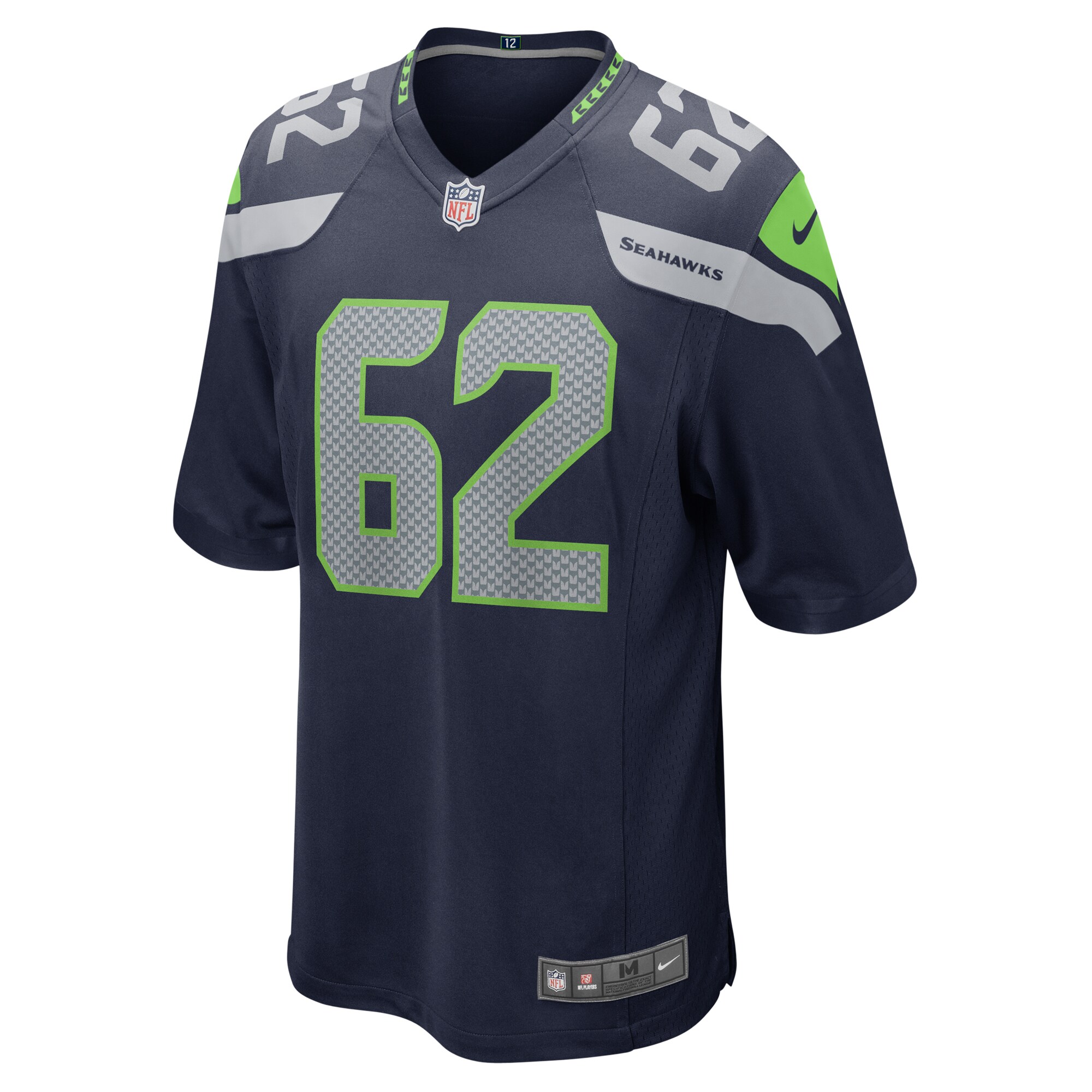 Joey Hunt Seattle Seahawks  Home Game Player Jersey - College Navy