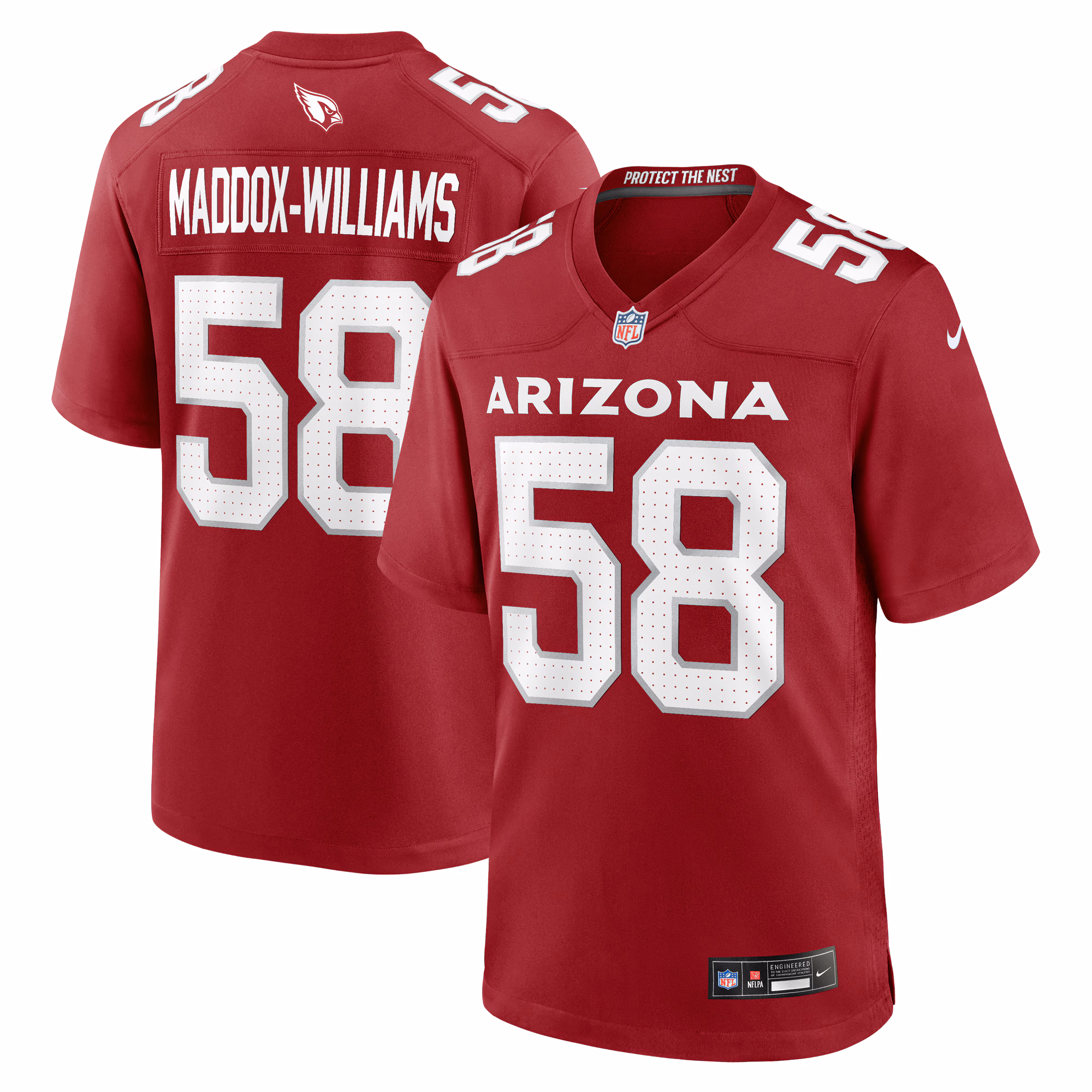 Tyreek Maddox-Williams Arizona Cardinals  Game Jersey -  Cardinal