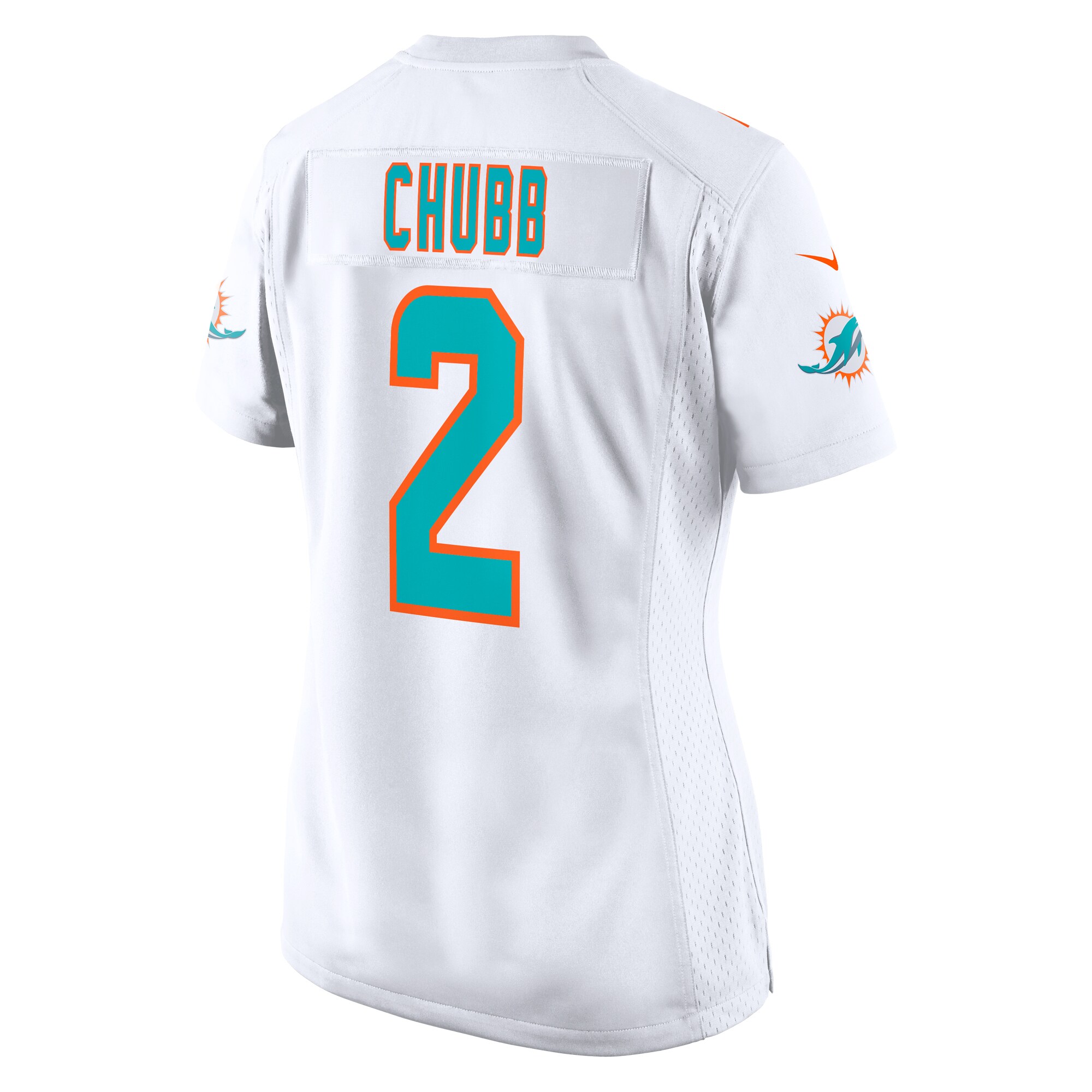 Bradley Chubb Miami Dolphins  Women's Game Player Jersey - White