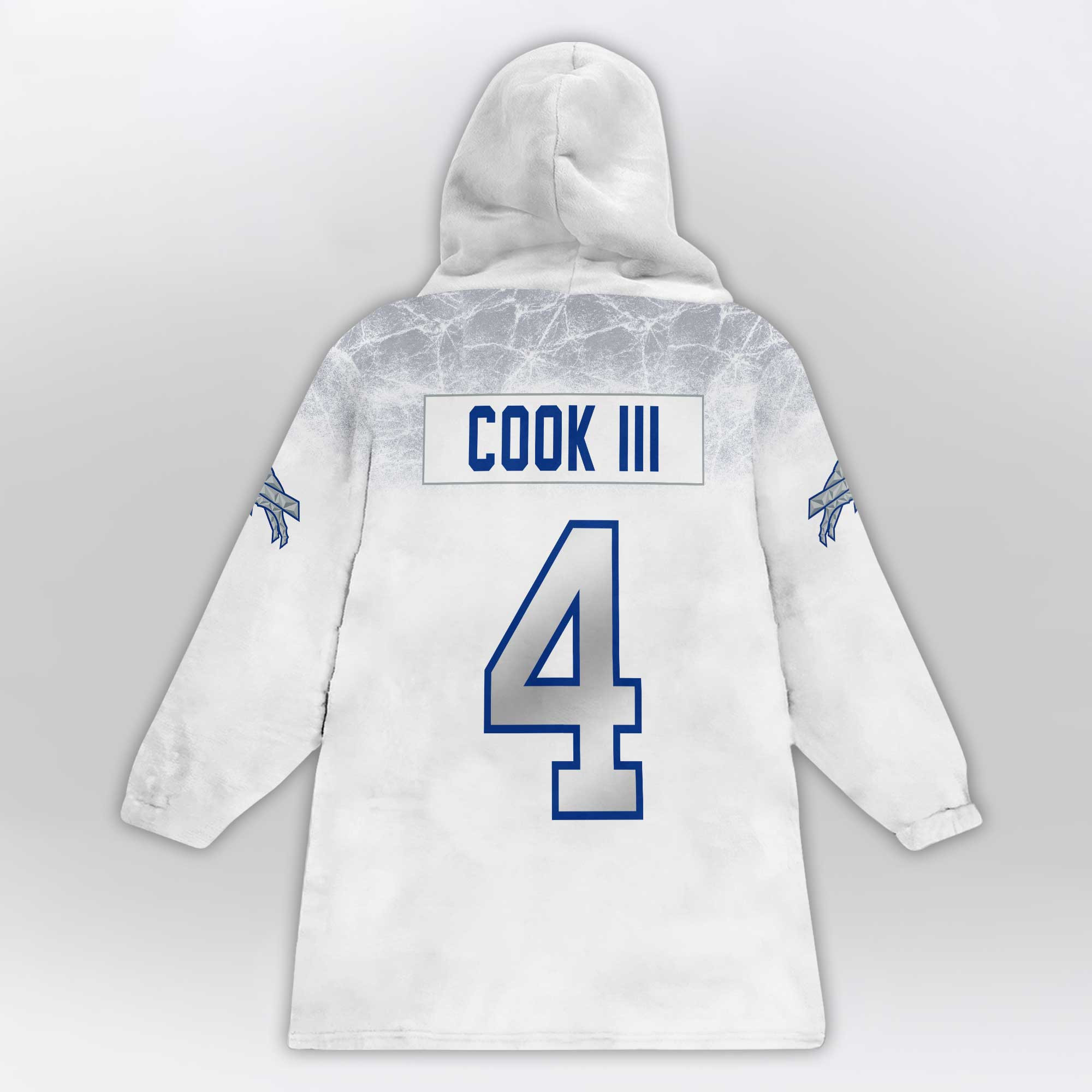 J.C 4 Buffalo Football Unisex Blanket Hoodie