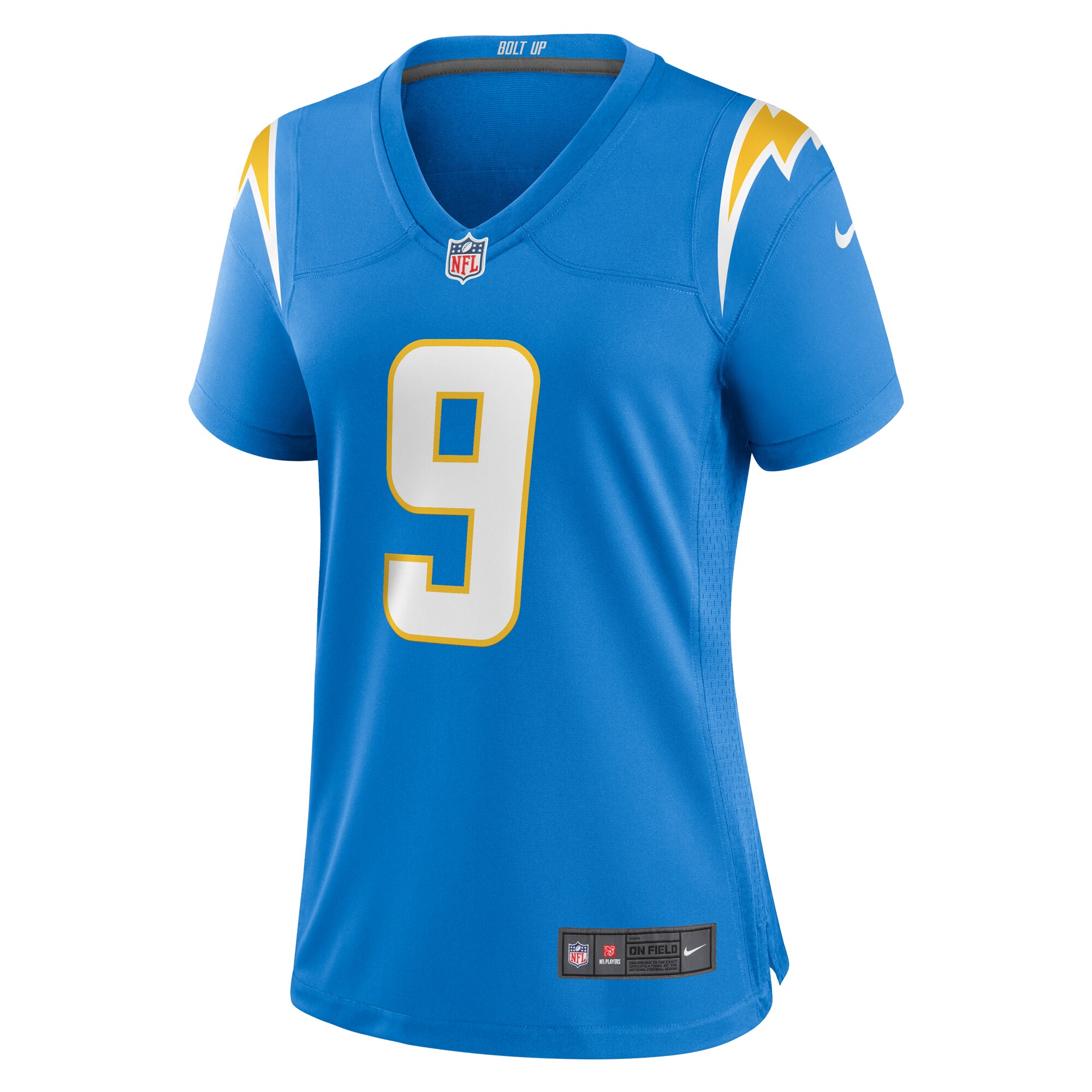 DJ Chark Jr. Los Angeles Chargers Women's Game Jersey -  Powder Blue