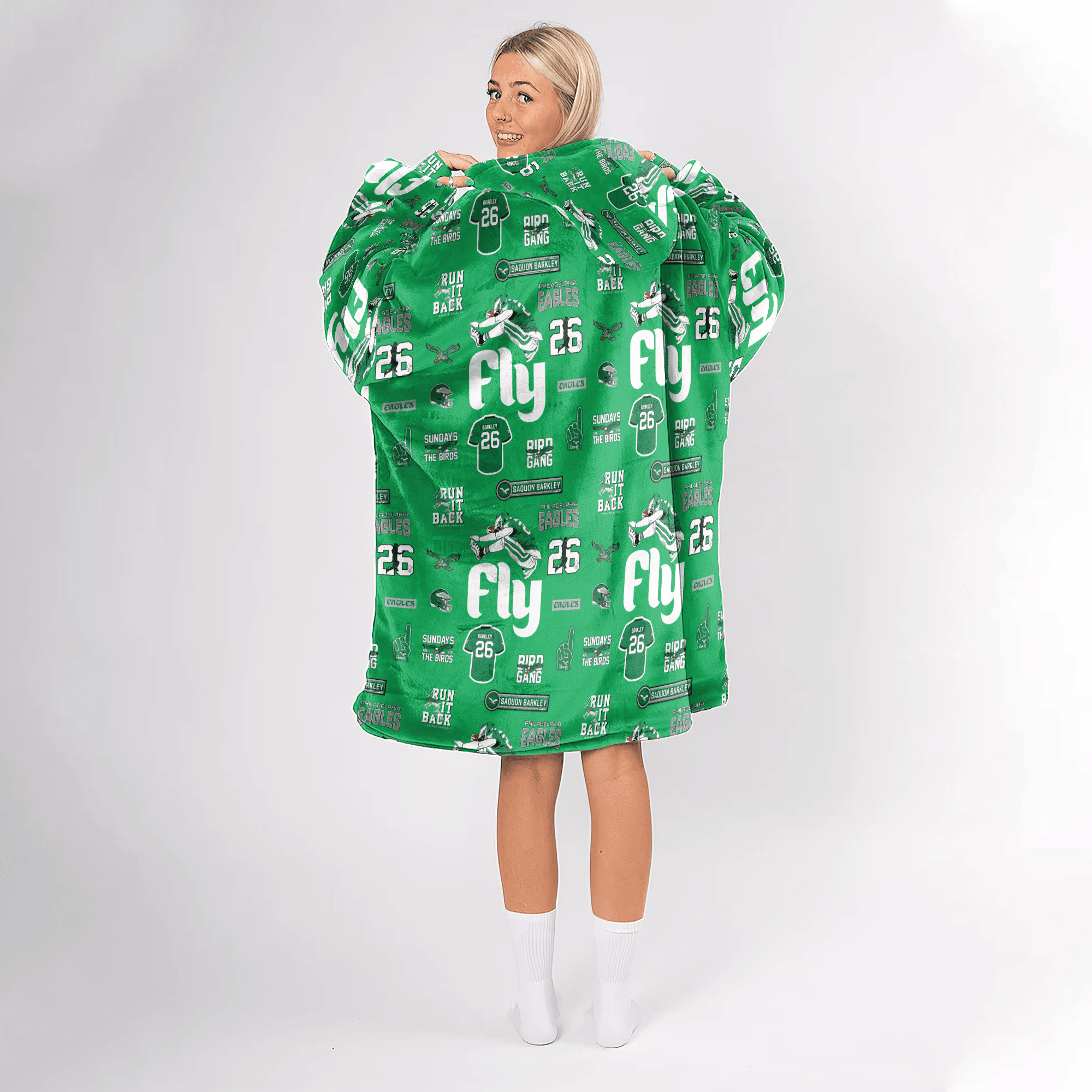 S.B 26 Philadelphia Football Unisex Blanket Hoodie