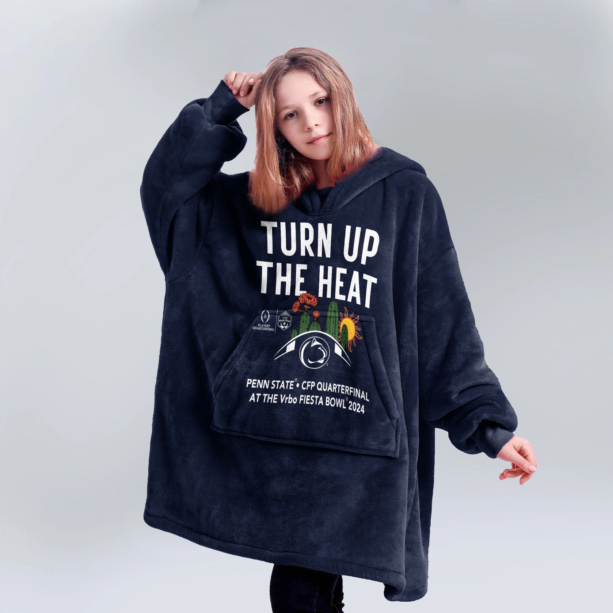 Adult Champions Penn State Football Unisex Blanket Hoodie