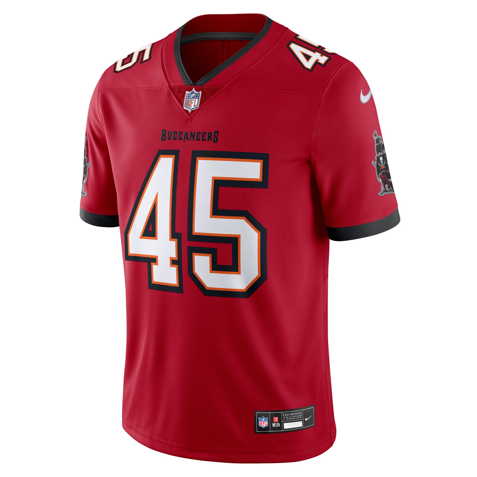 Devin White Tampa Bay Buccaneers  Vapor Untouchable Limited Jersey - Red