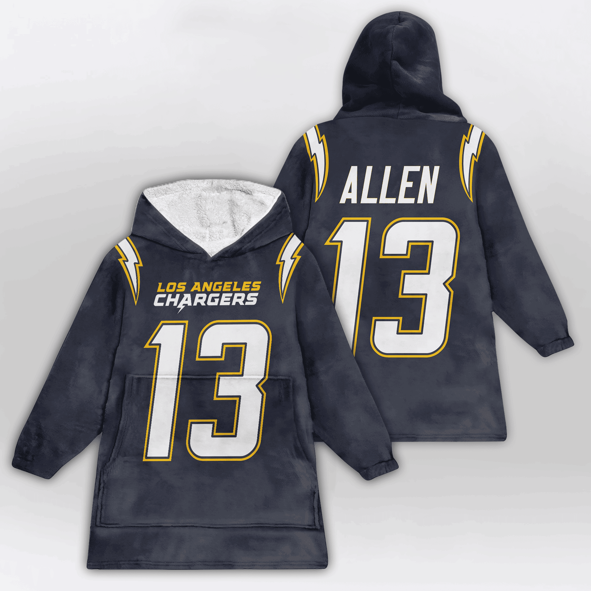 Kid 13 Los Angeles Football Unisex Blanket Hoodie