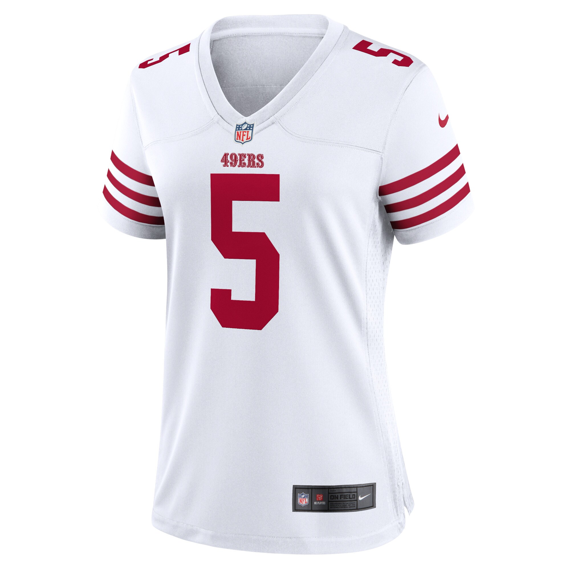 Trey Lance San Francisco 49ers  Women's Player Game Jersey - White