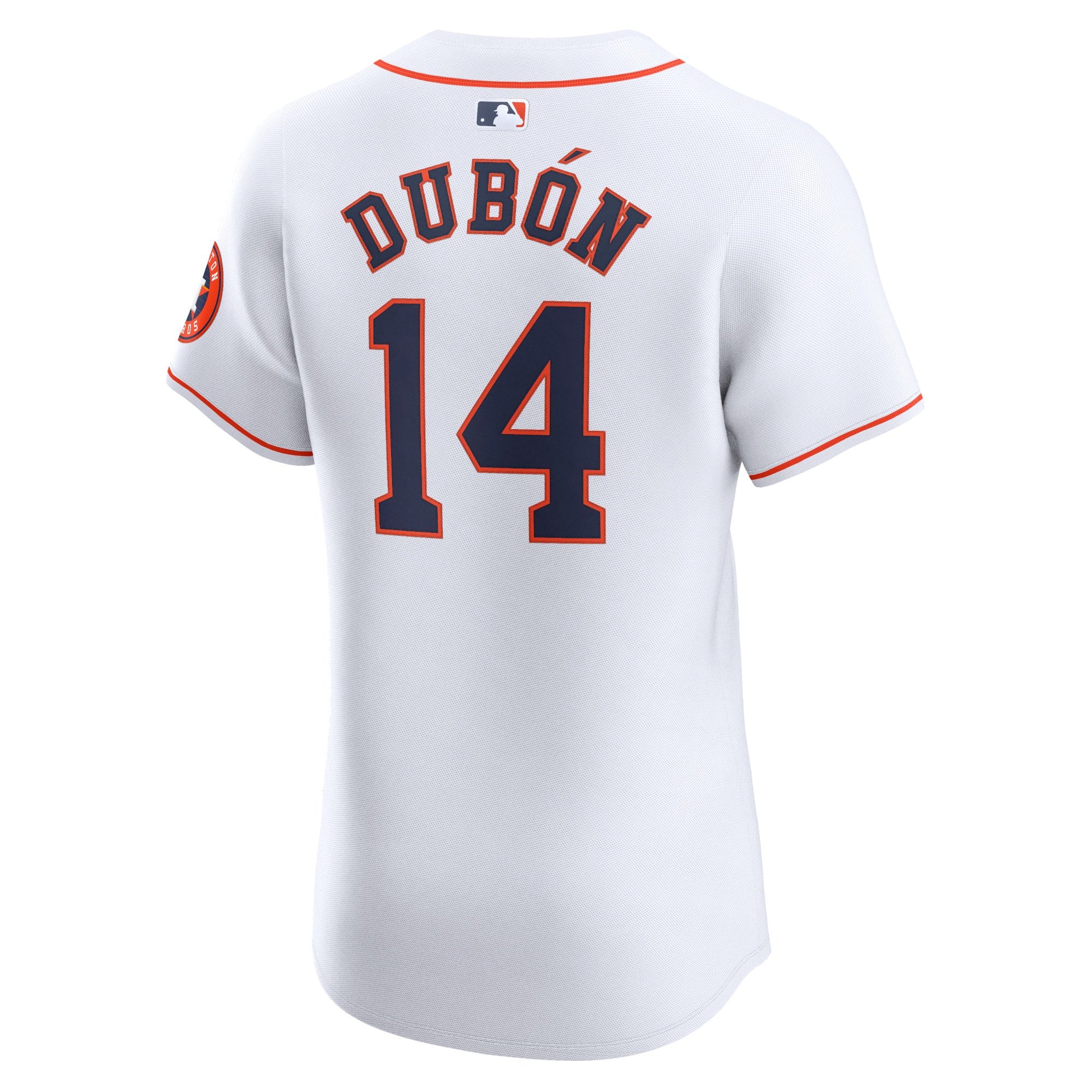 Men's Houston Astros Mauricio Dubon  White Home Elite Player Jersey