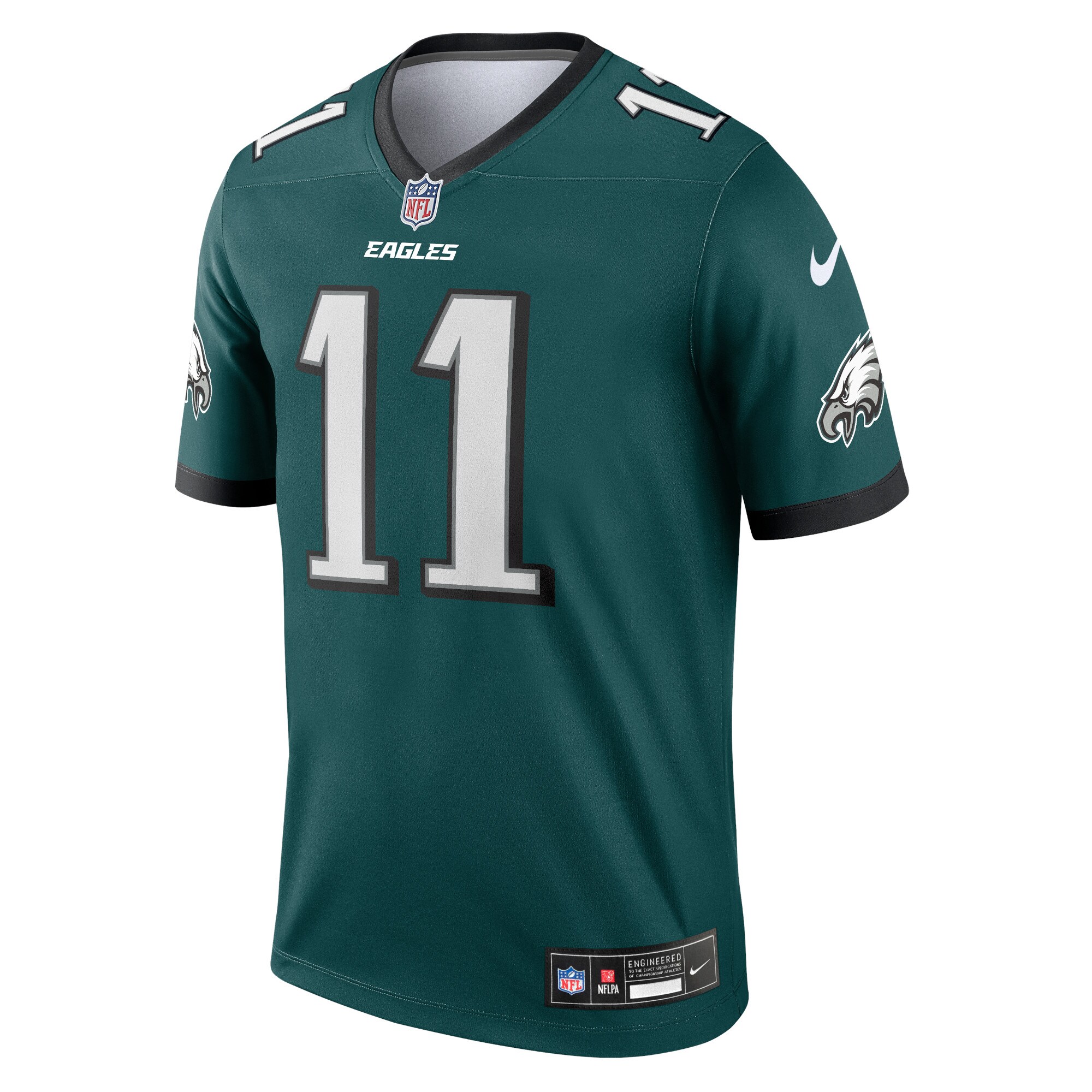A.J. Brown Philadelphia Eagles #11 Legend Jersey - Midnight Green