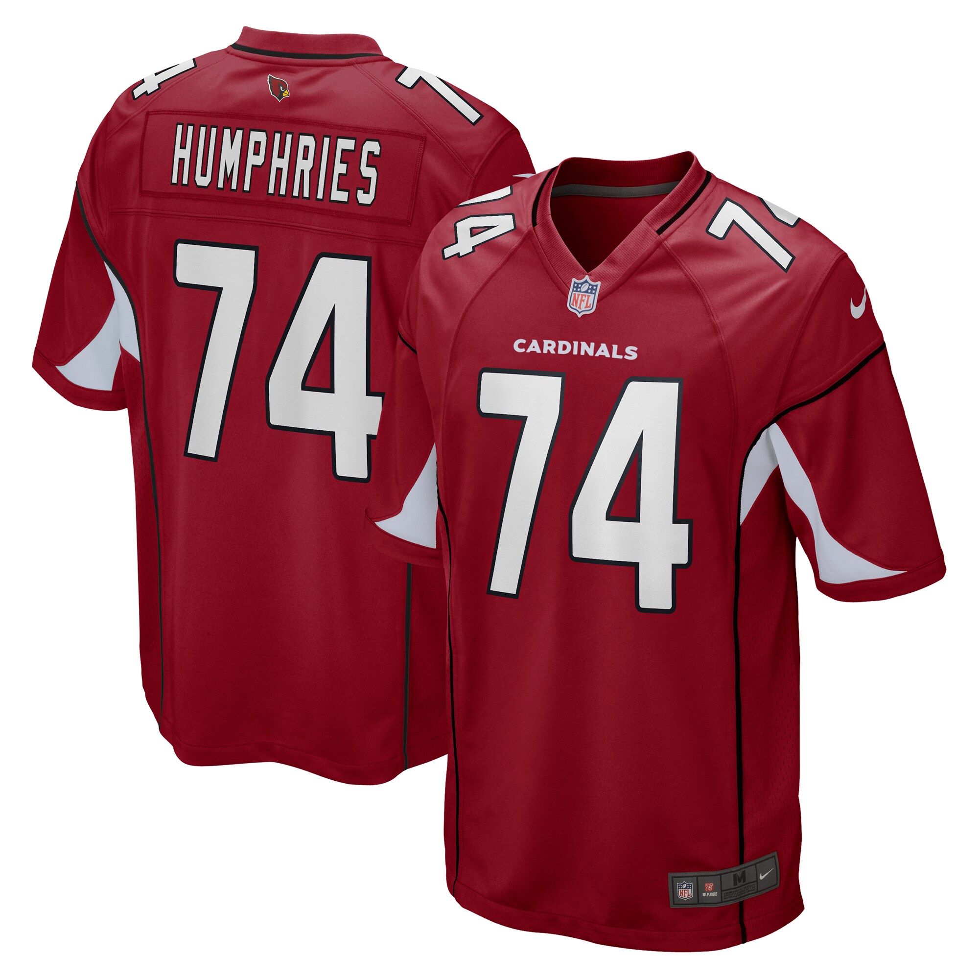 D.J. Humphries Arizona Cardinals  Game Jersey - Cardinal