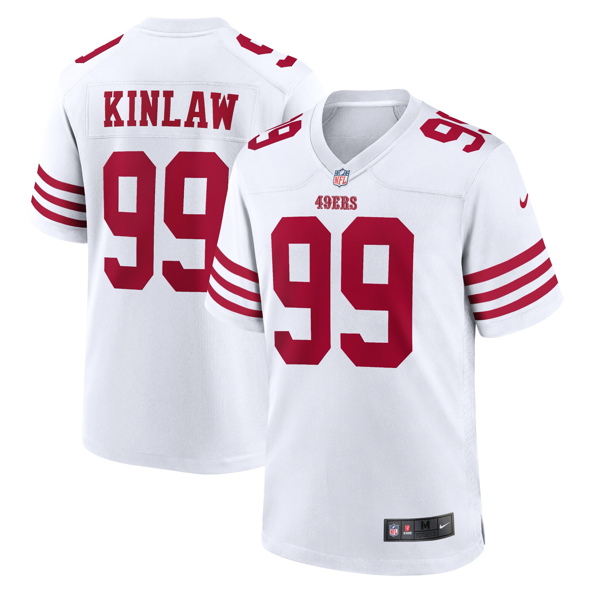 Javon Kinlaw San Francisco 49ers  Player Game Jersey - White