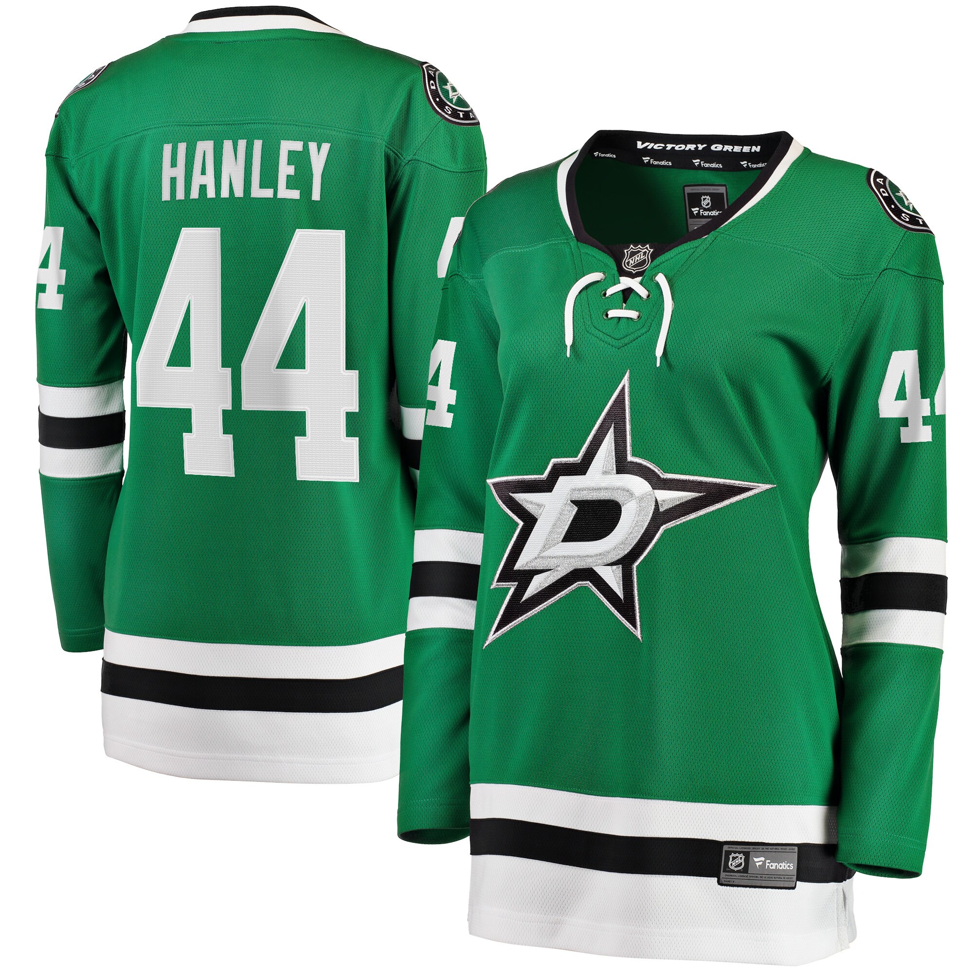 Joel Hanley Dallas Stars Women's Home Breakaway Player Jersey - Kelly Green