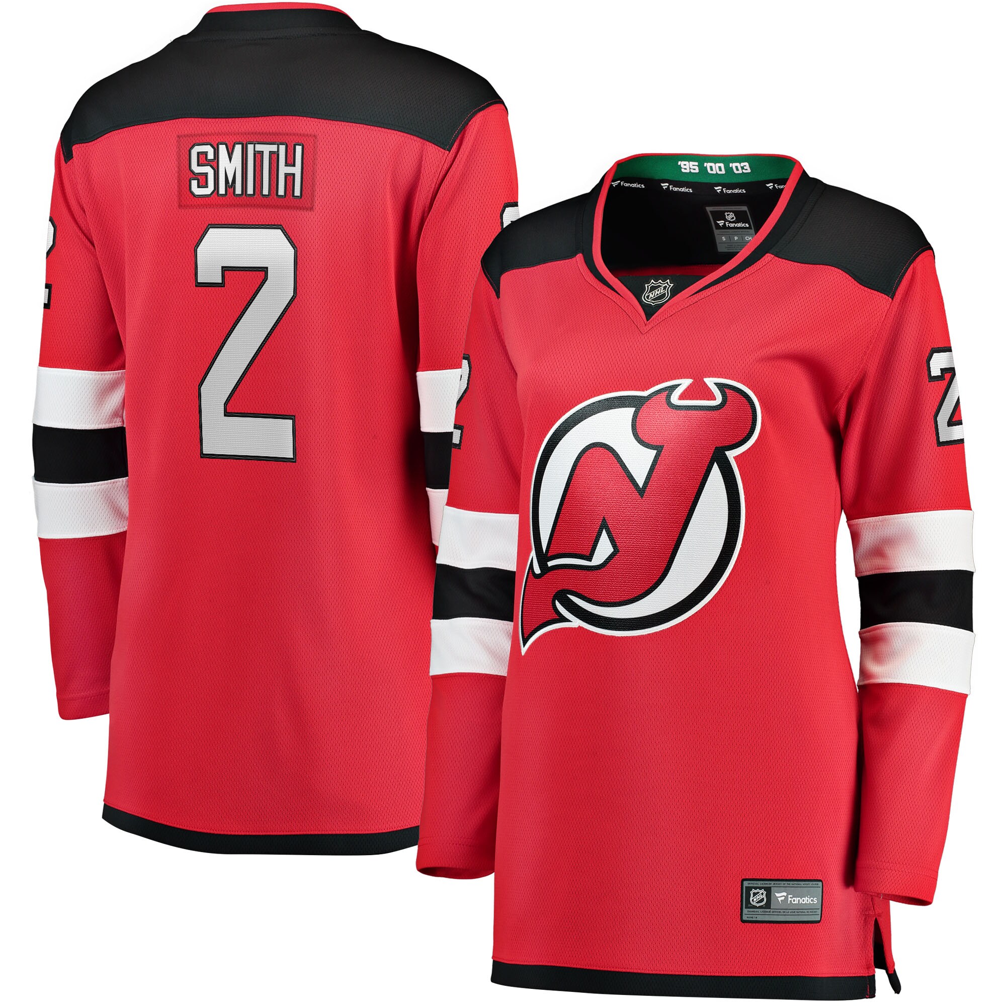 Brendan Smith New Jersey Devils Women's Home Breakaway Player Jersey - Red
