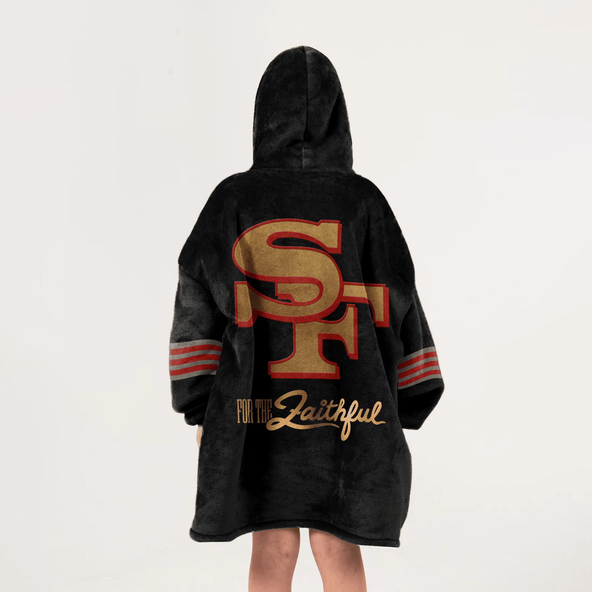 San Francisco 49ers Football Unisex Blanket Hoodie