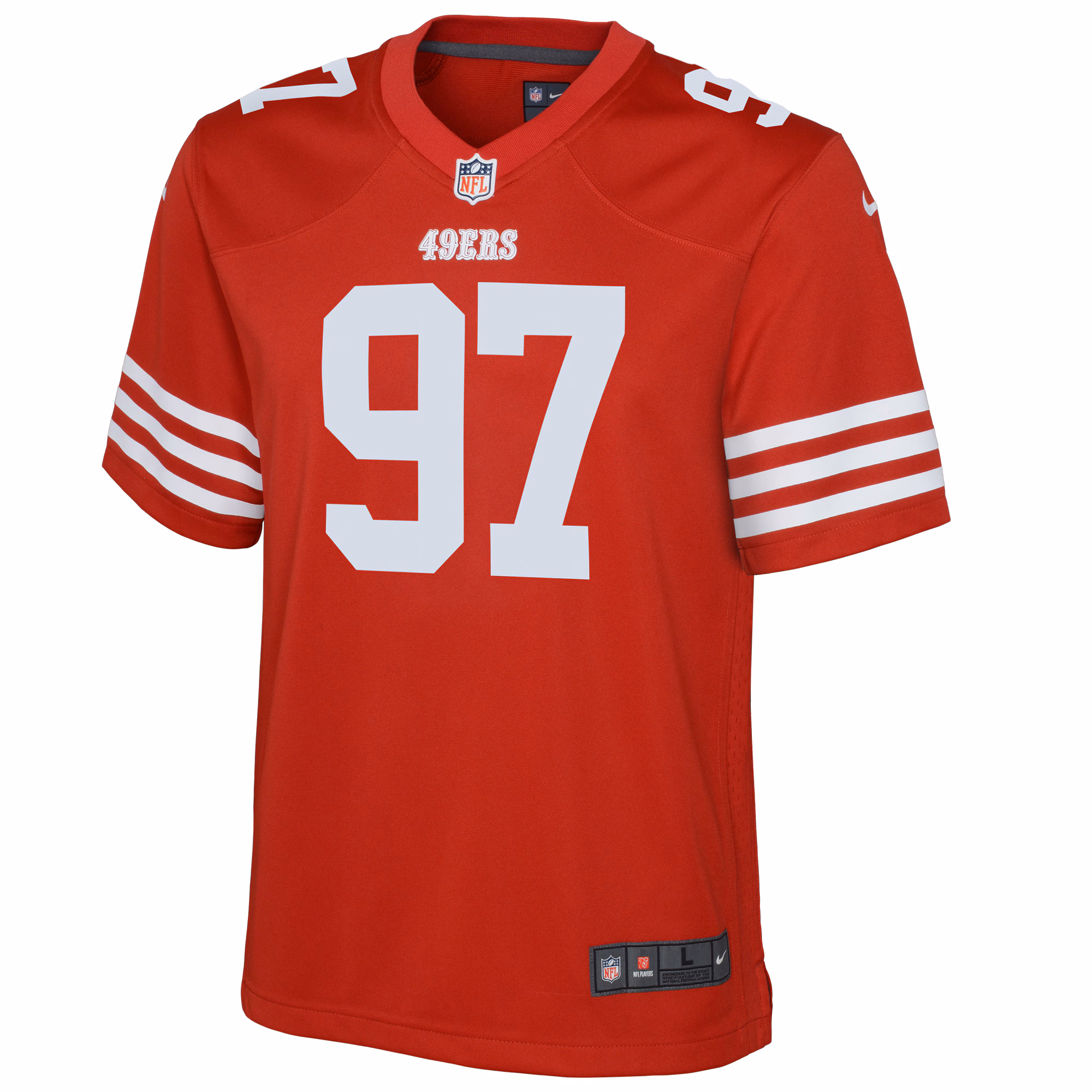 Nick Bosa San Francisco 49ers Youth Game Jersey - Scarlet