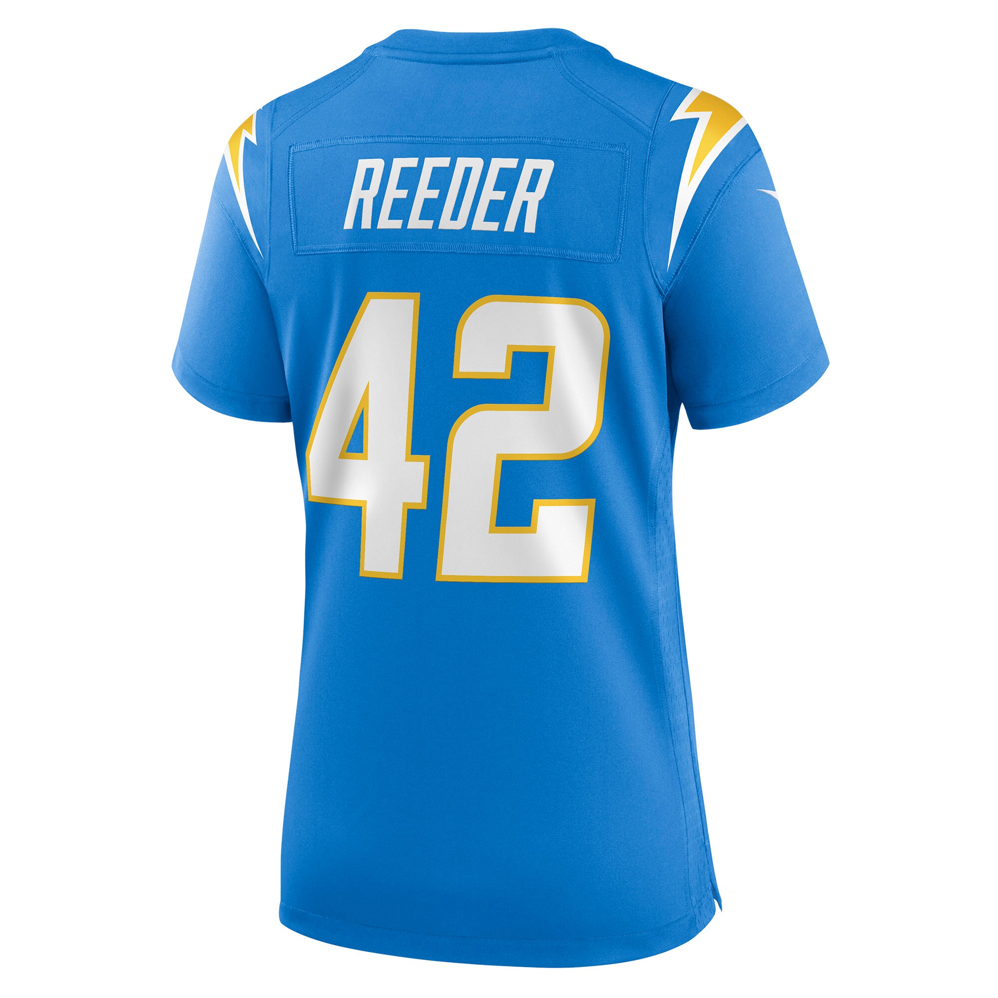 Troy Reeder Los Angeles Chargers  Women's Game Jersey - Powder Blue