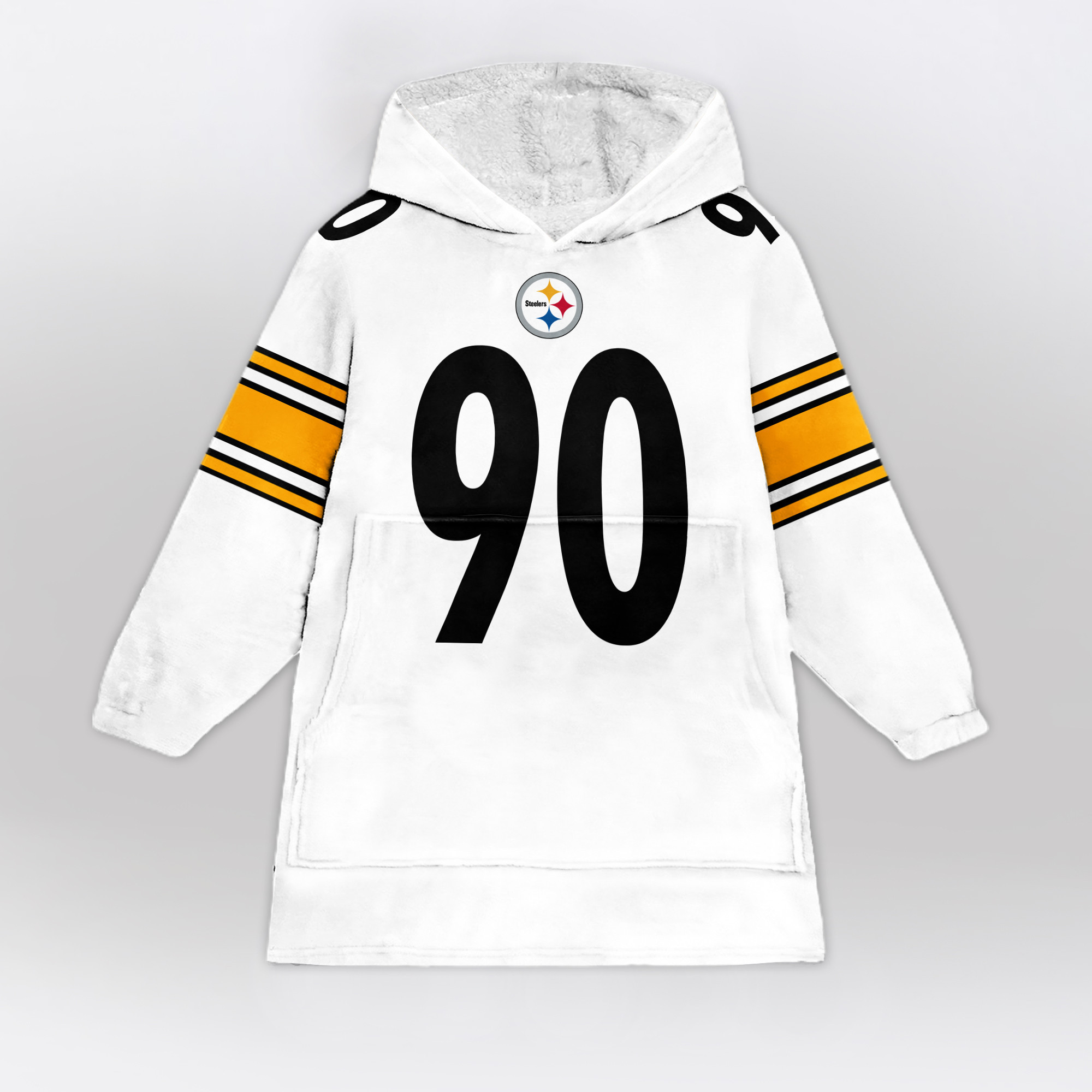 Adult T.J.W 90 Pittsburgh Football Unisex Blanket Hoodie