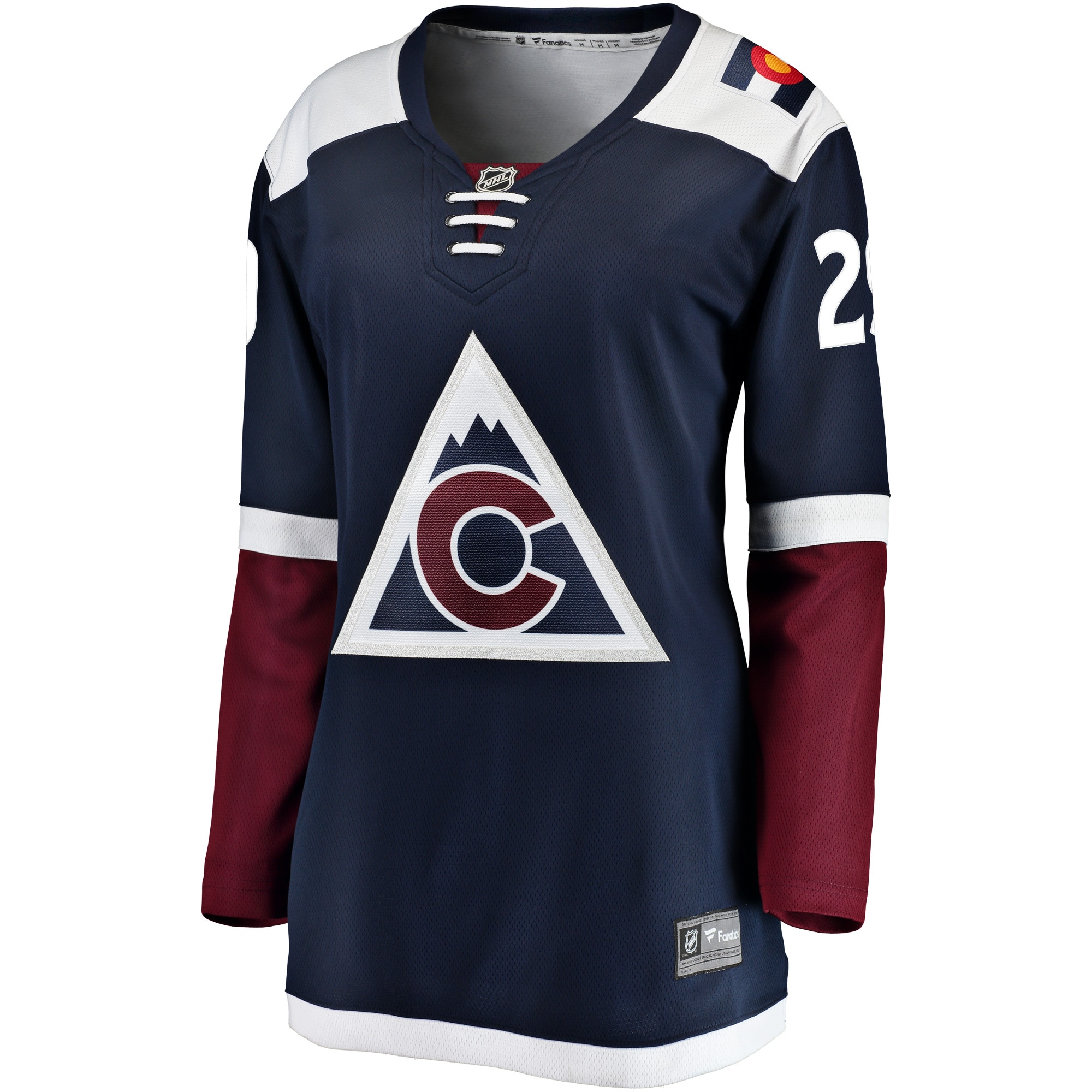 Nathan MacKinnon Colorado Avalanche Women's Alternate Breakaway Player Jersey - Navy