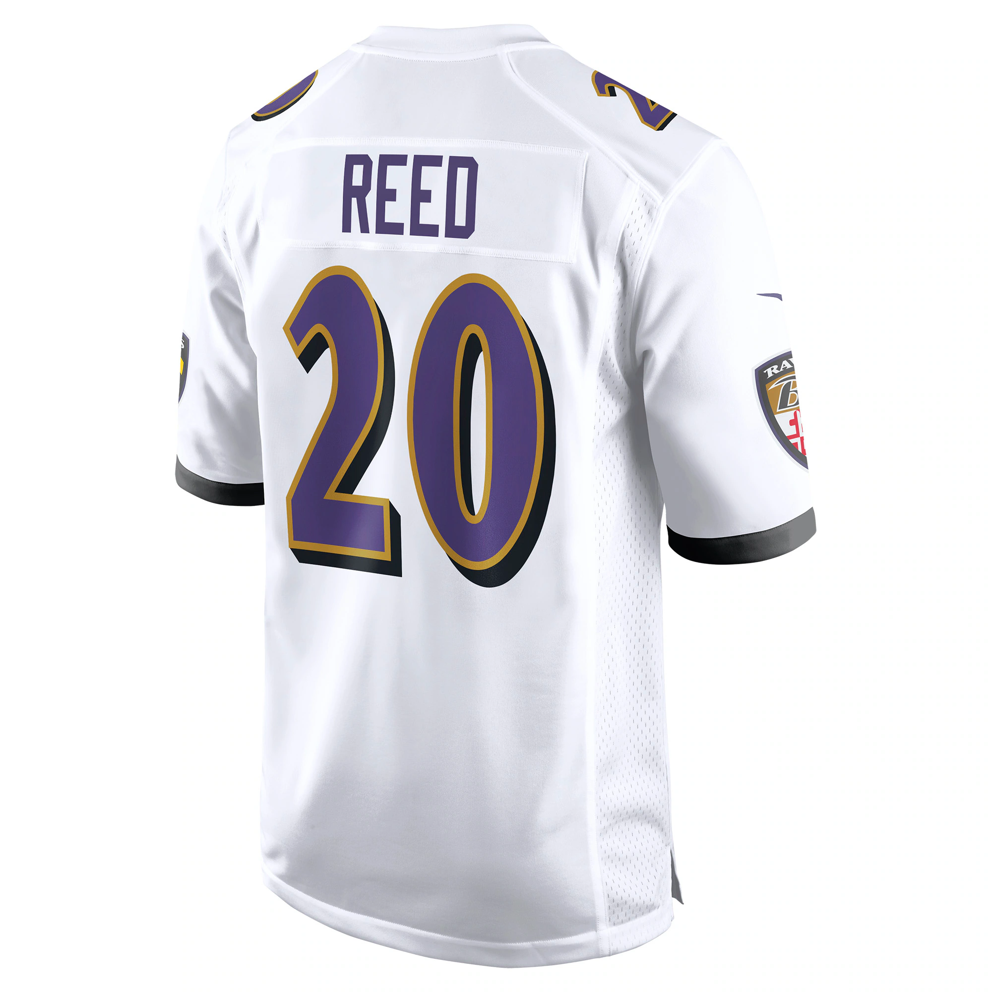 Ed Reed Baltimore Ravens Retired Player Game Jersey - White