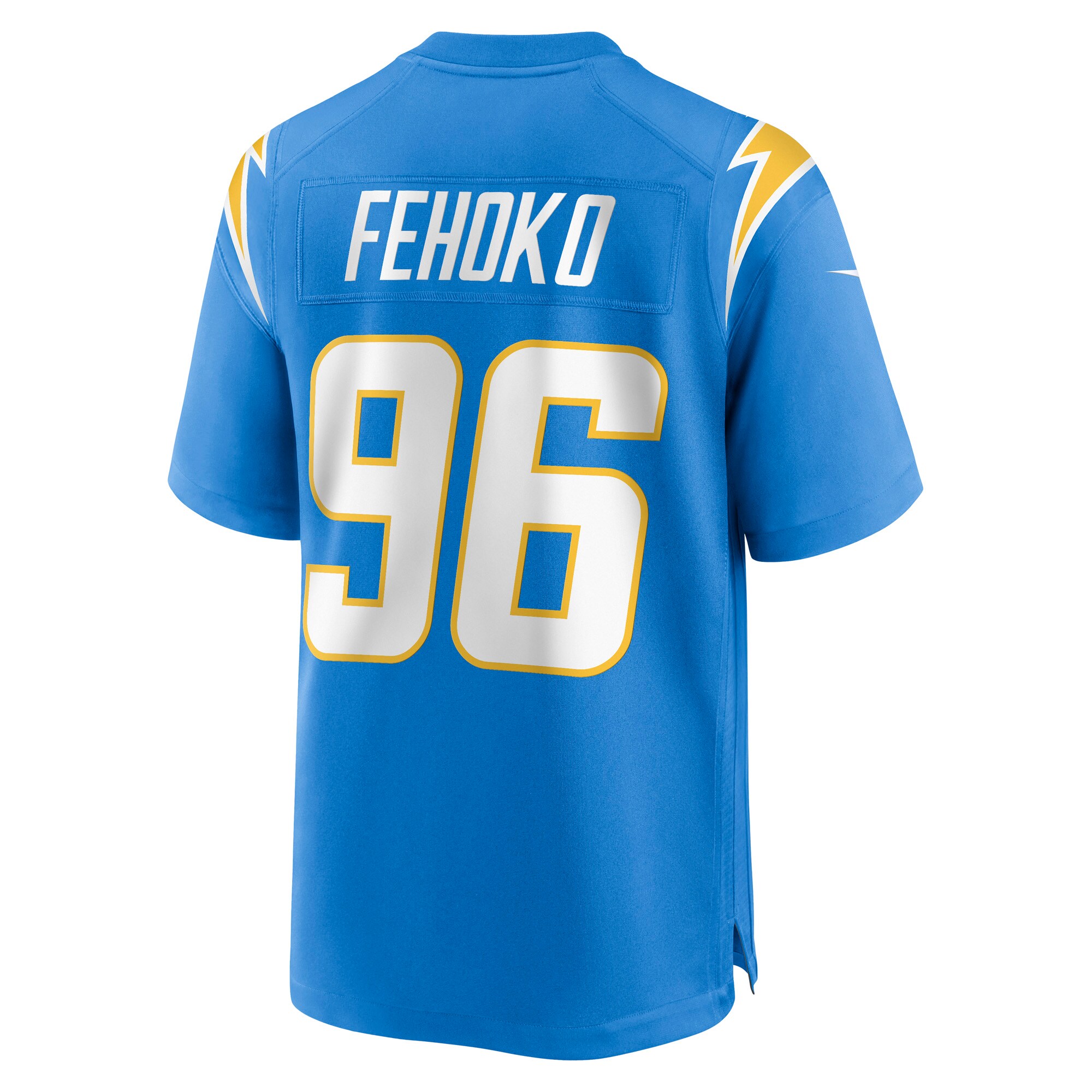 Breiden Fehoko Los Angeles Chargers  Game Player Jersey - Powder Blue