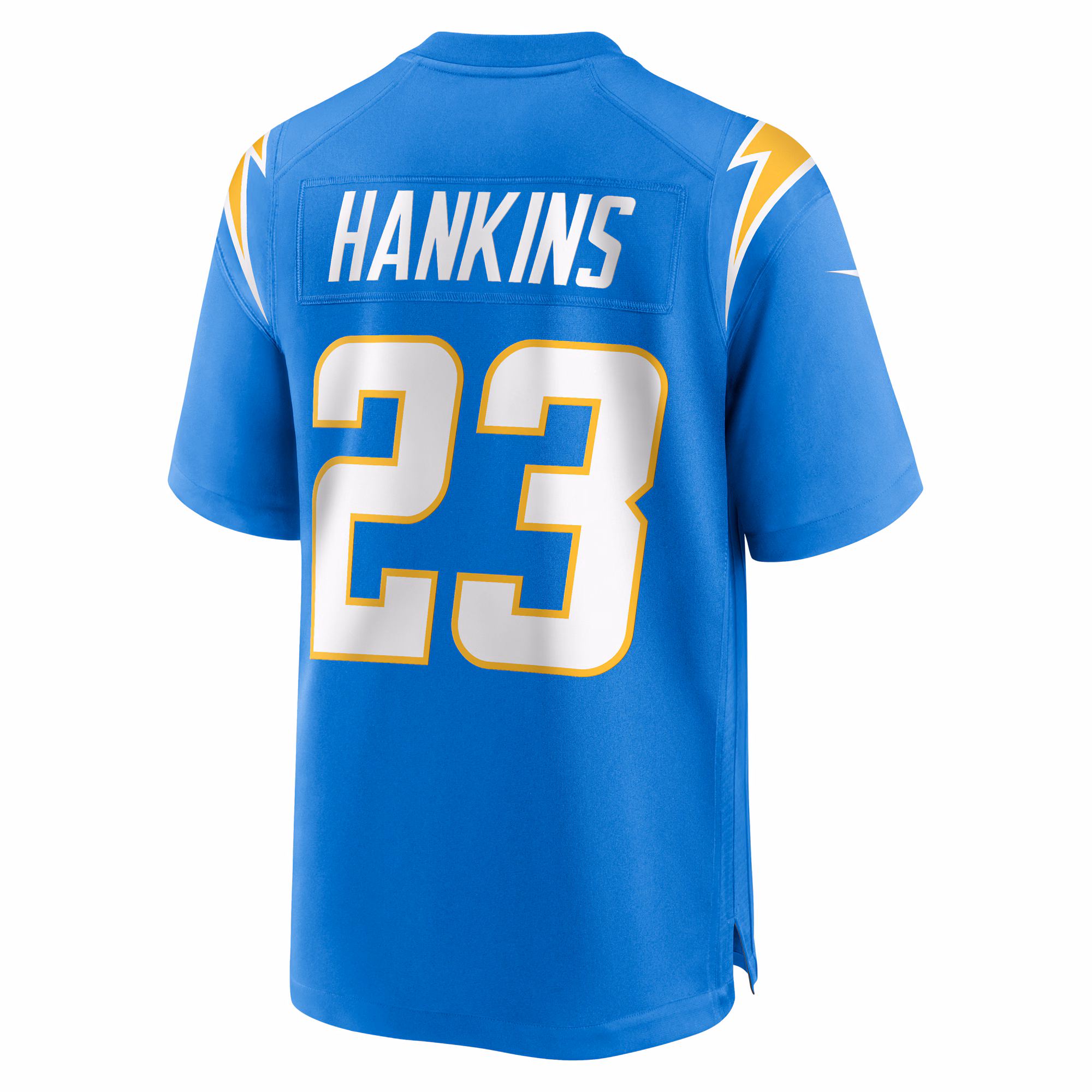 Matt Hankins Los Angeles Chargers Team Game Jersey -  Powder Blue