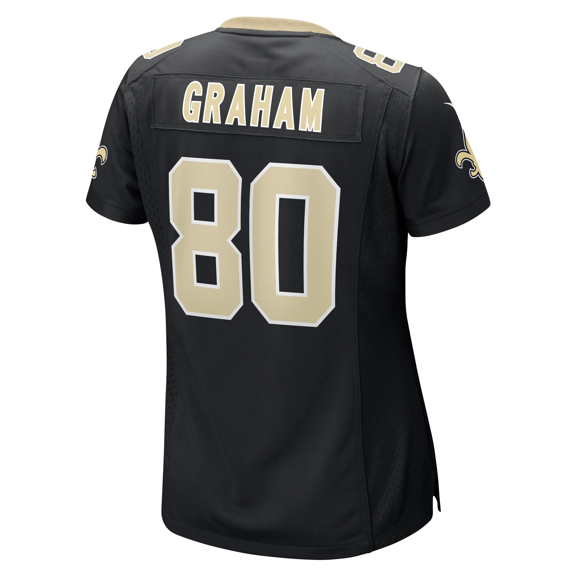 Jimmy Graham New Orleans Saints Women's Team Game Jersey -  Black