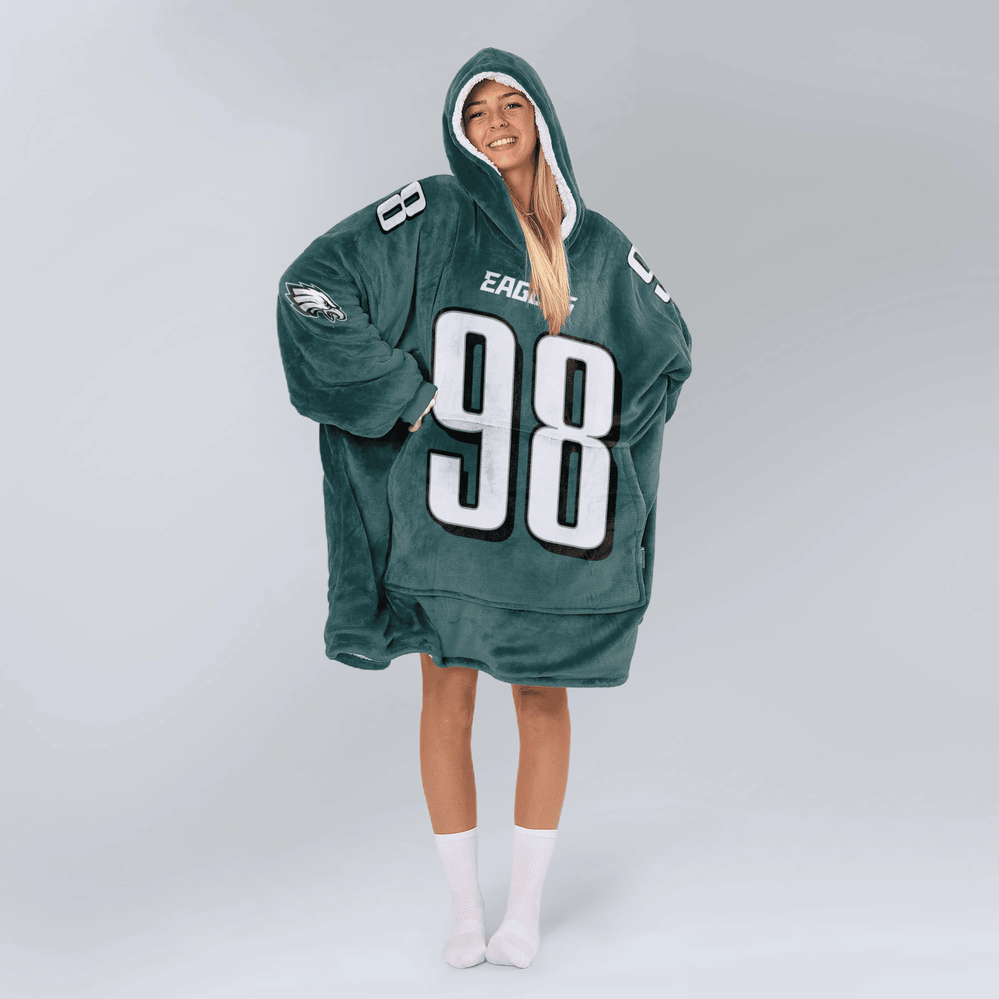 Adult 98 Philadelphia Football Unisex Blanket Hoodie
