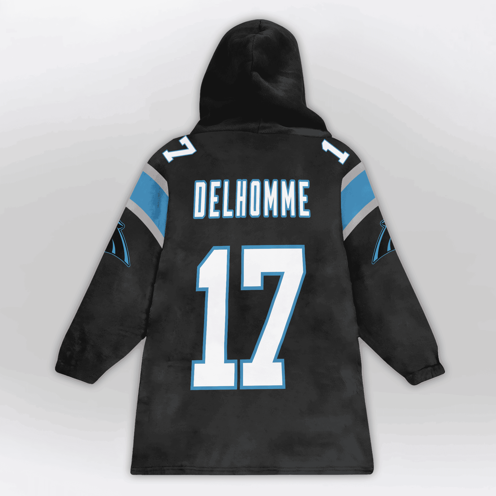 Kid 17 Carolina Football Unisex Blanket Hoodie