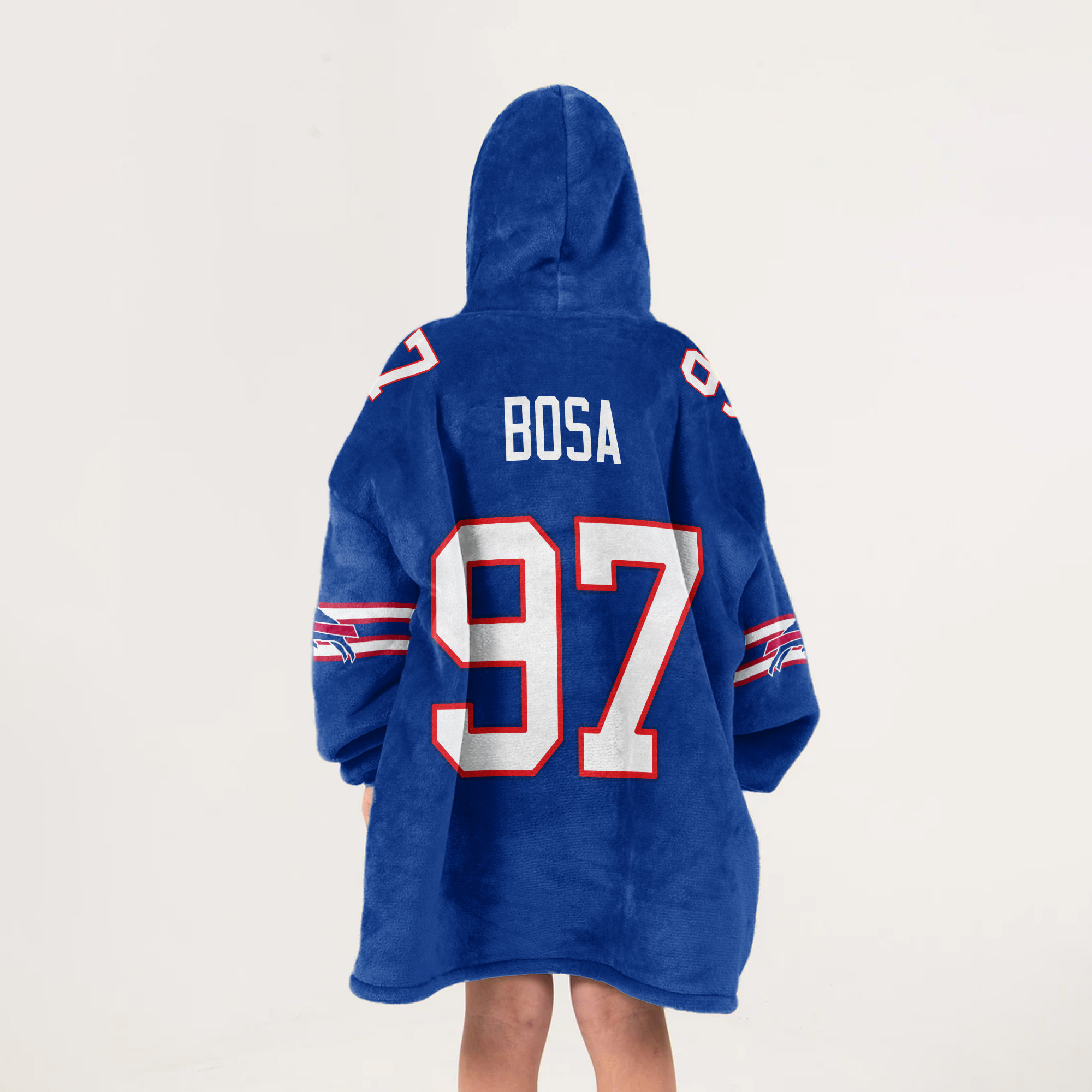 Kid 97 Buffalo Football Unisex Blanket Hoodie