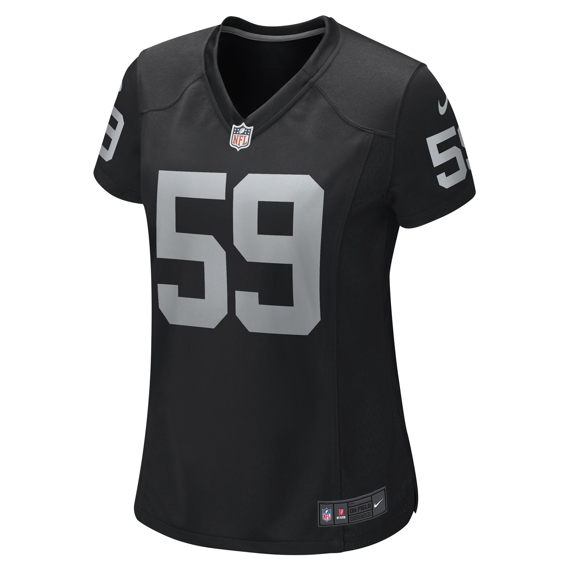 Luke Masterson Las Vegas Raiders  Women's Game Player Jersey - Black