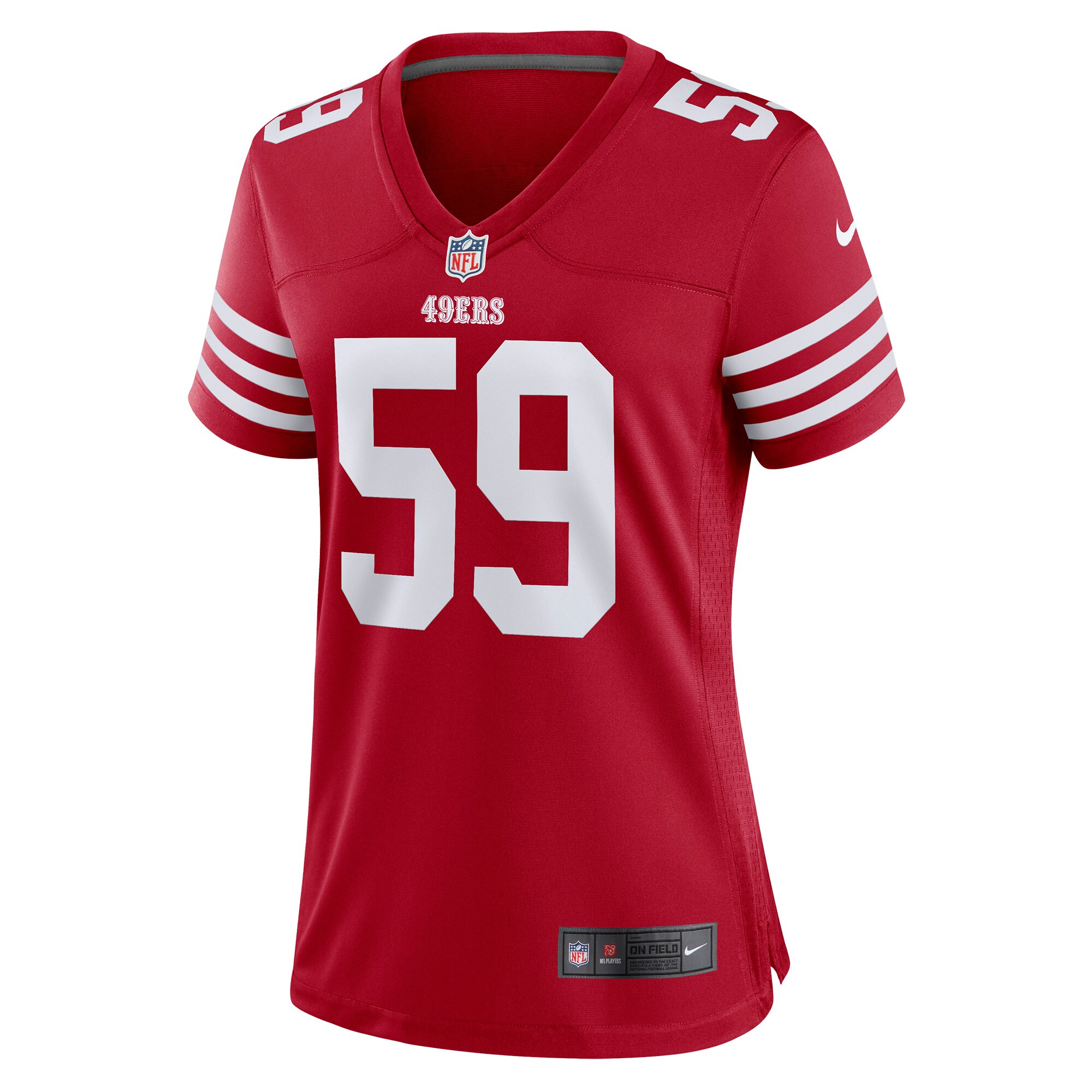 Curtis Robinson San Francisco 49ers  Women's Game Player Jersey - Scarlet