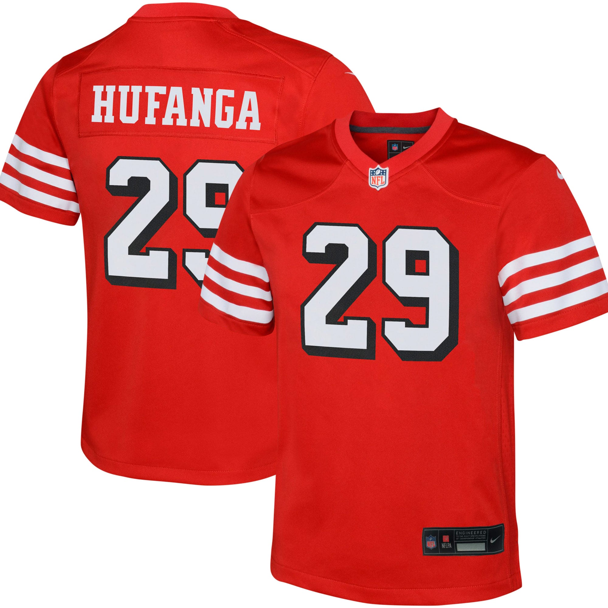 Talanoa Hufanga San Francisco 49ers Youth Game Jersey - Scarlet