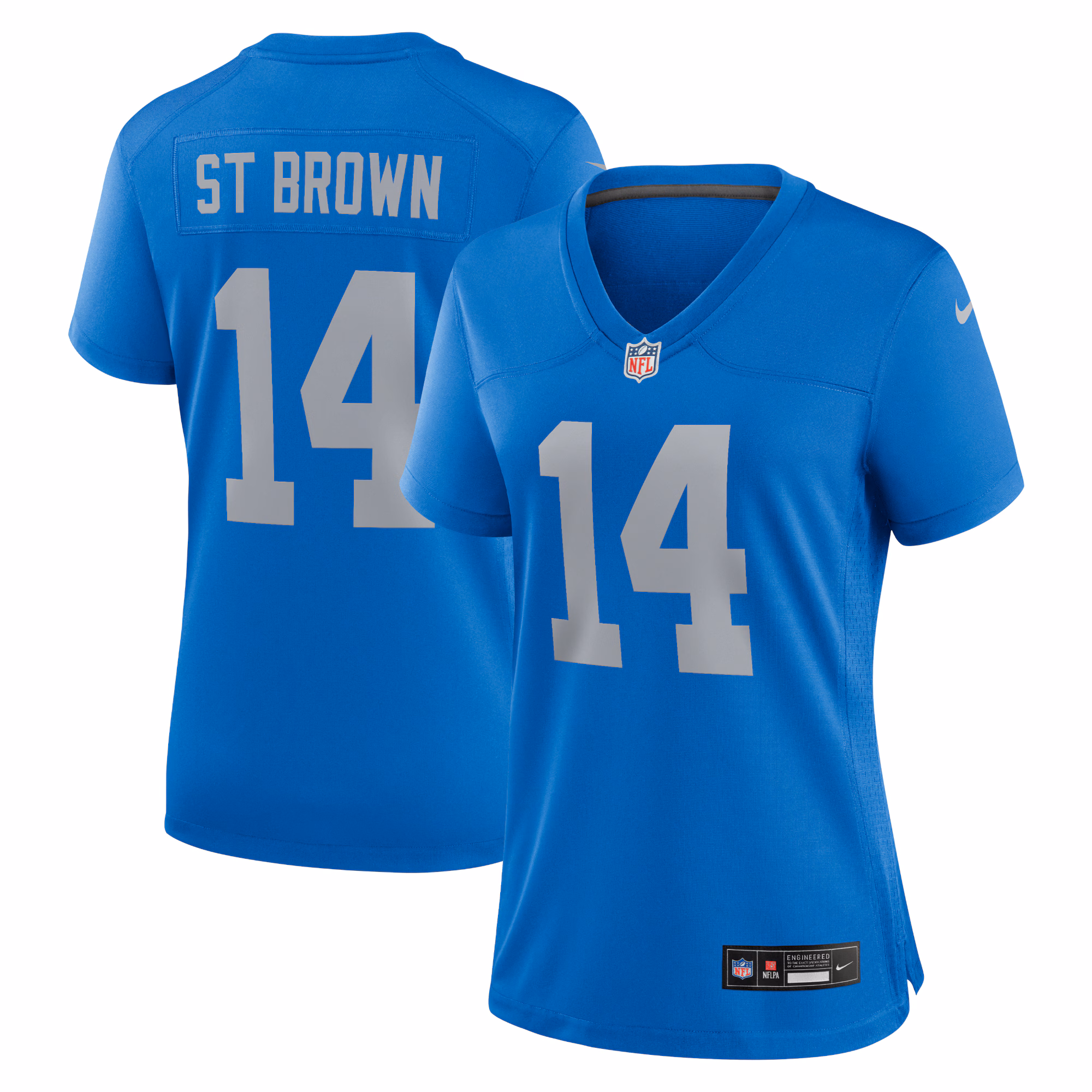 Amon-Ra St. Brown Detroit Lions Women's Alternate Game Jersey - Blue