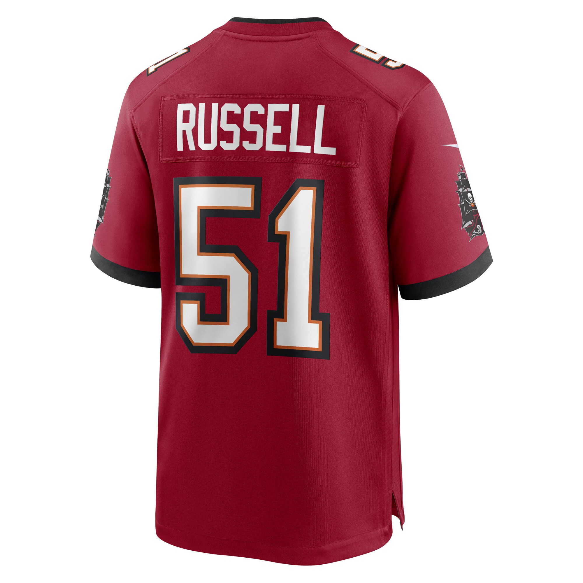 J.J. Russell Tampa Bay Buccaneers  Game Player Jersey - Red