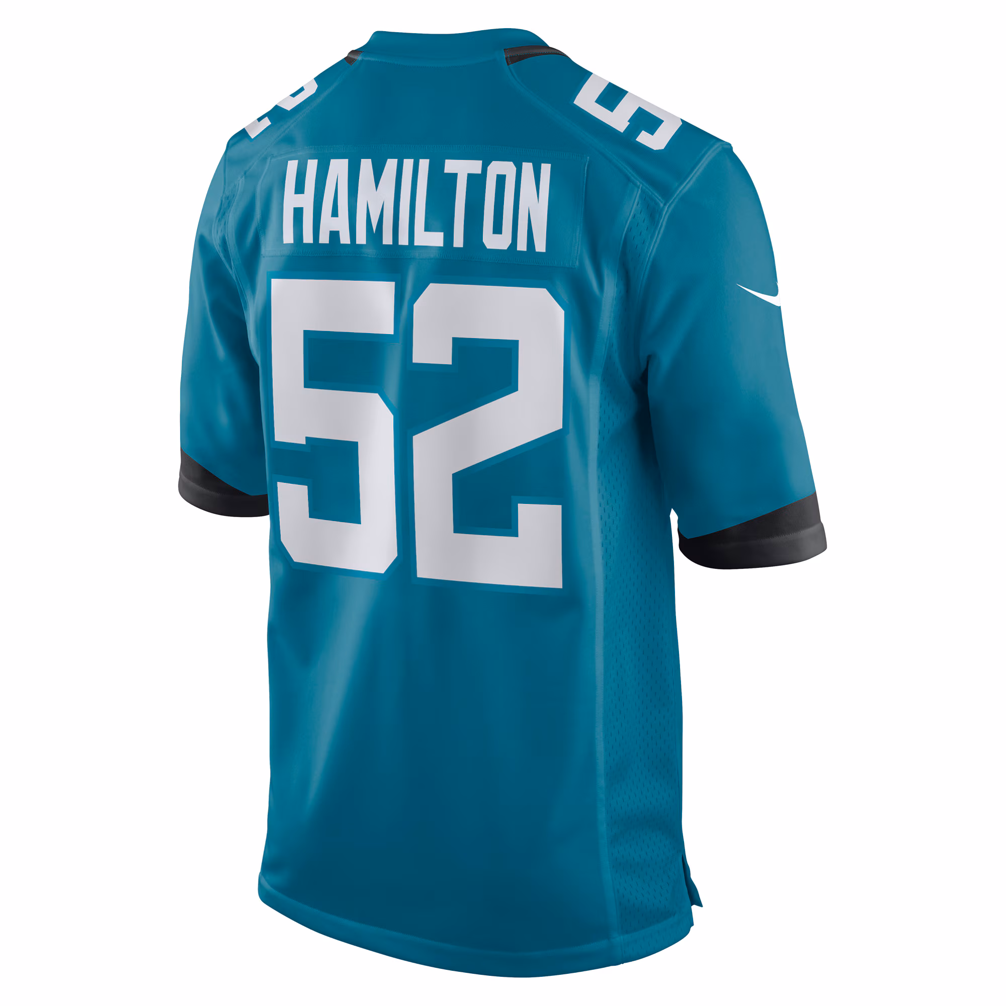 DaVon Hamilton Jacksonville Jaguars Game Jersey - Teal