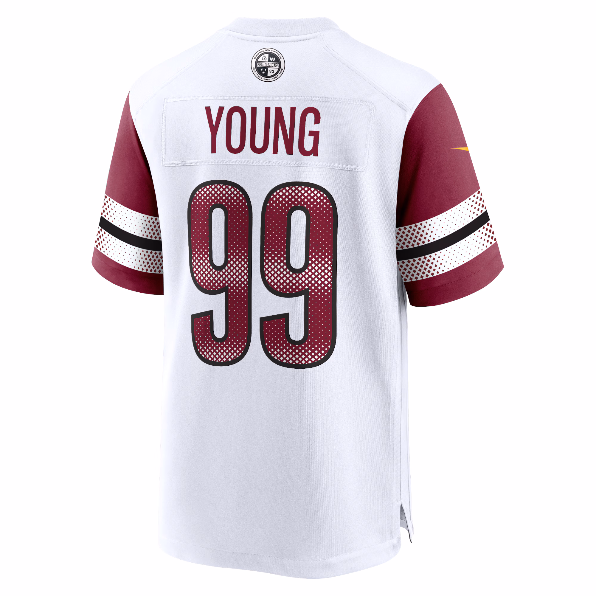 Chase Young Washington Commanders Game Jersey - Burgundy