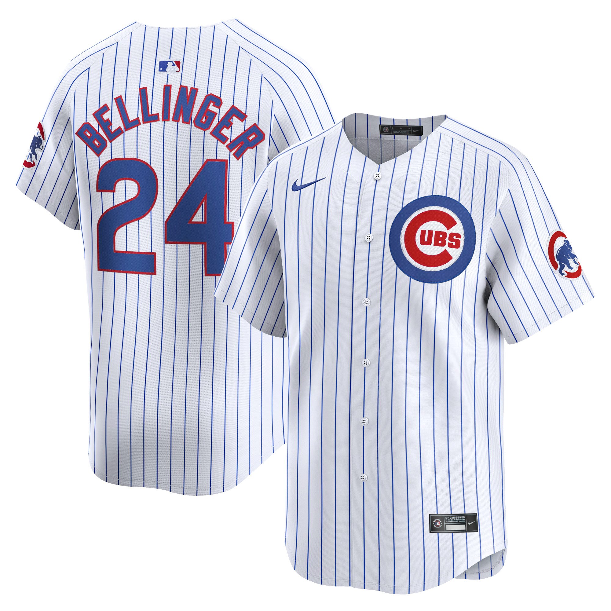 Men's Chicago Cubs Cody Bellinger  White Home Limited Player Jersey