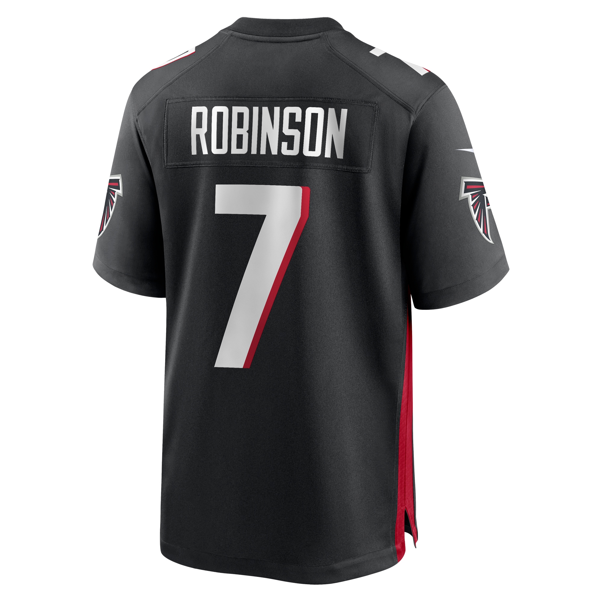 Bijan Robinson Atlanta Falcons 2023 NFL Draft First Round Pick Game Jersey - Black