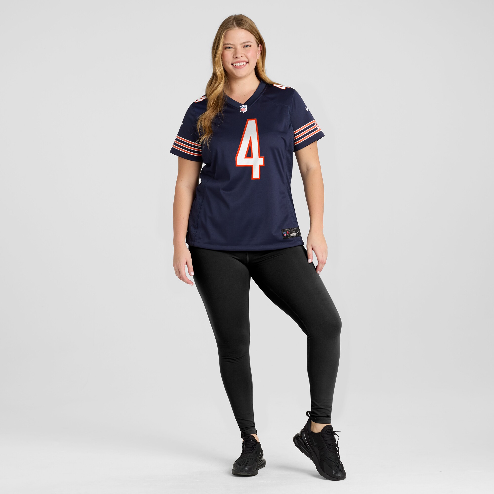 Eddie Jackson Chicago Bears Women's Game Player Jersey - Navy