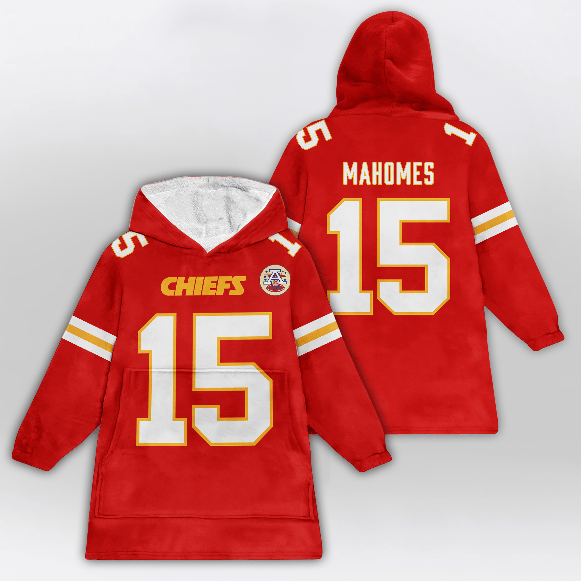 P.M 15 Kansas City Football Unisex Blanket Hoodie